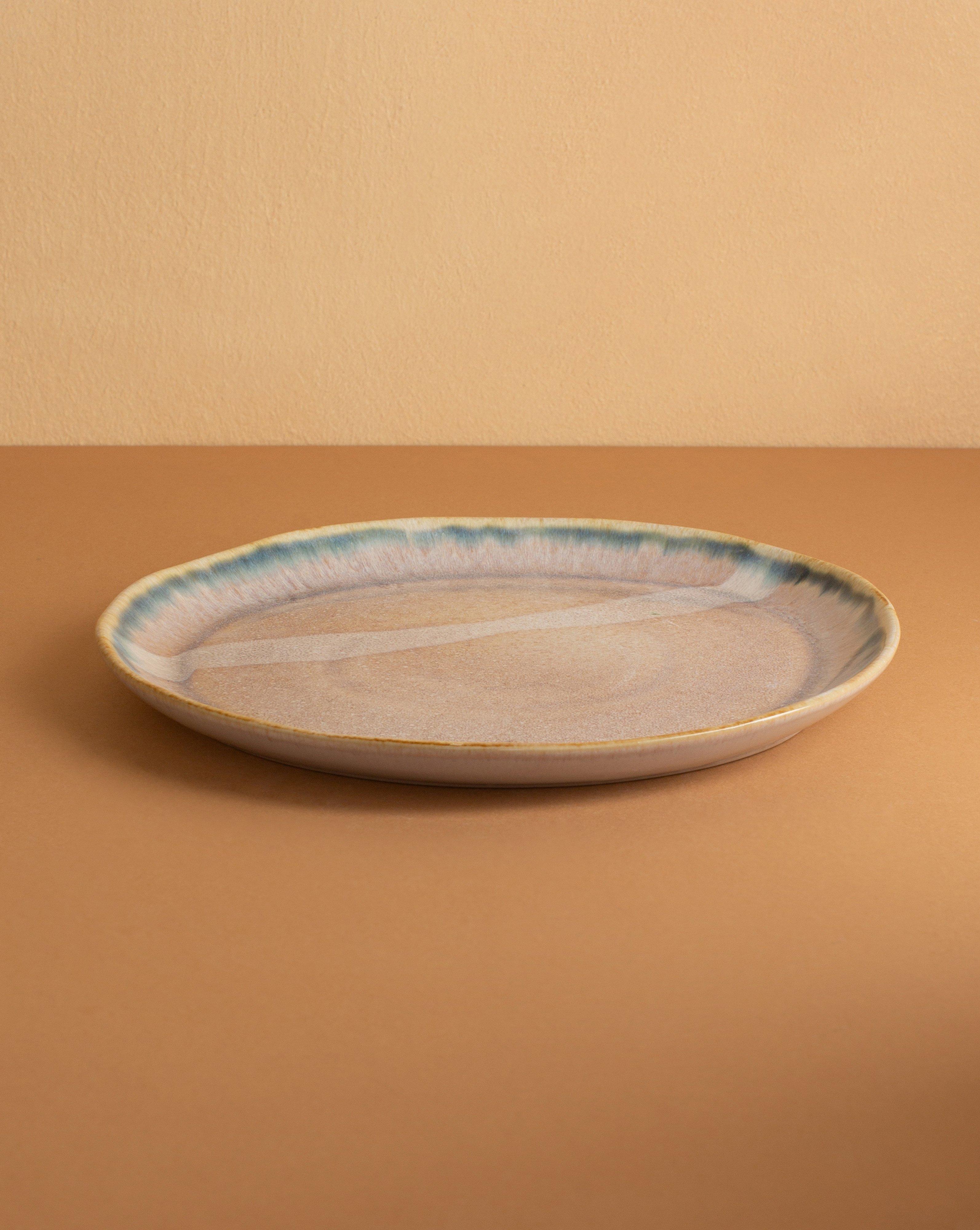 Cleo Ceramic Dinner Plate -  Pink