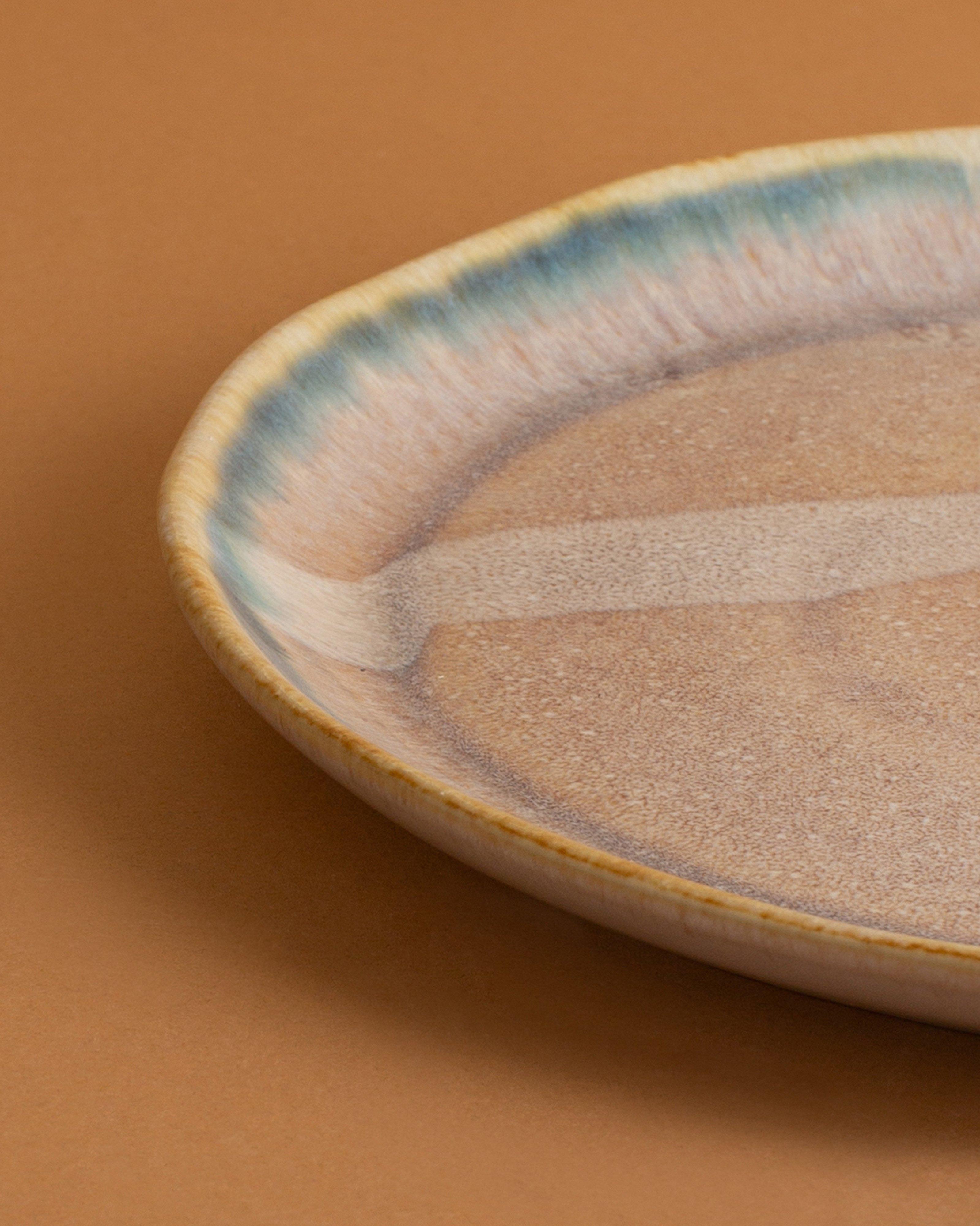 Cleo Ceramic Dinner Plate -  Pink