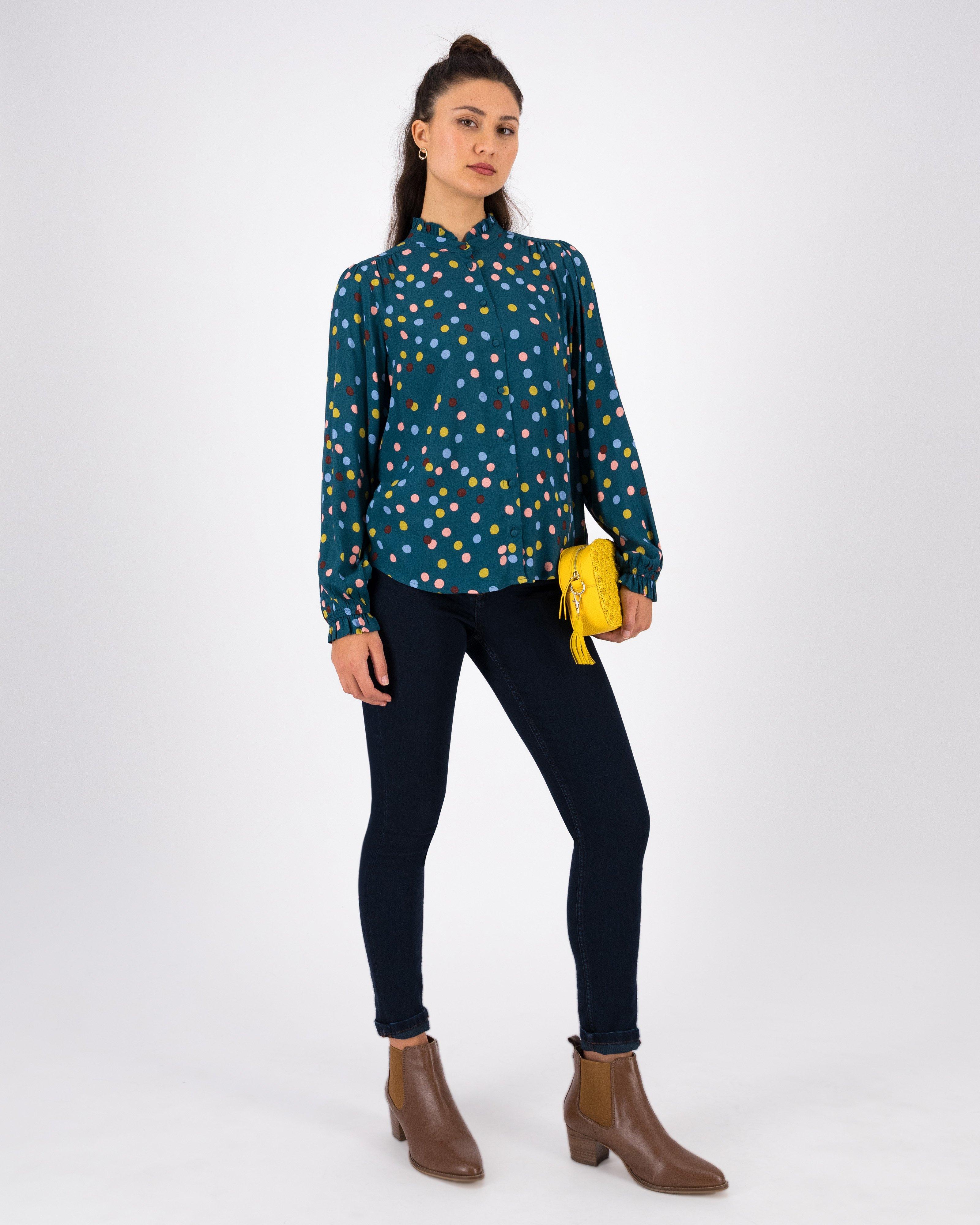 Women’s Polly Polka Dot Blouse -  Assorted