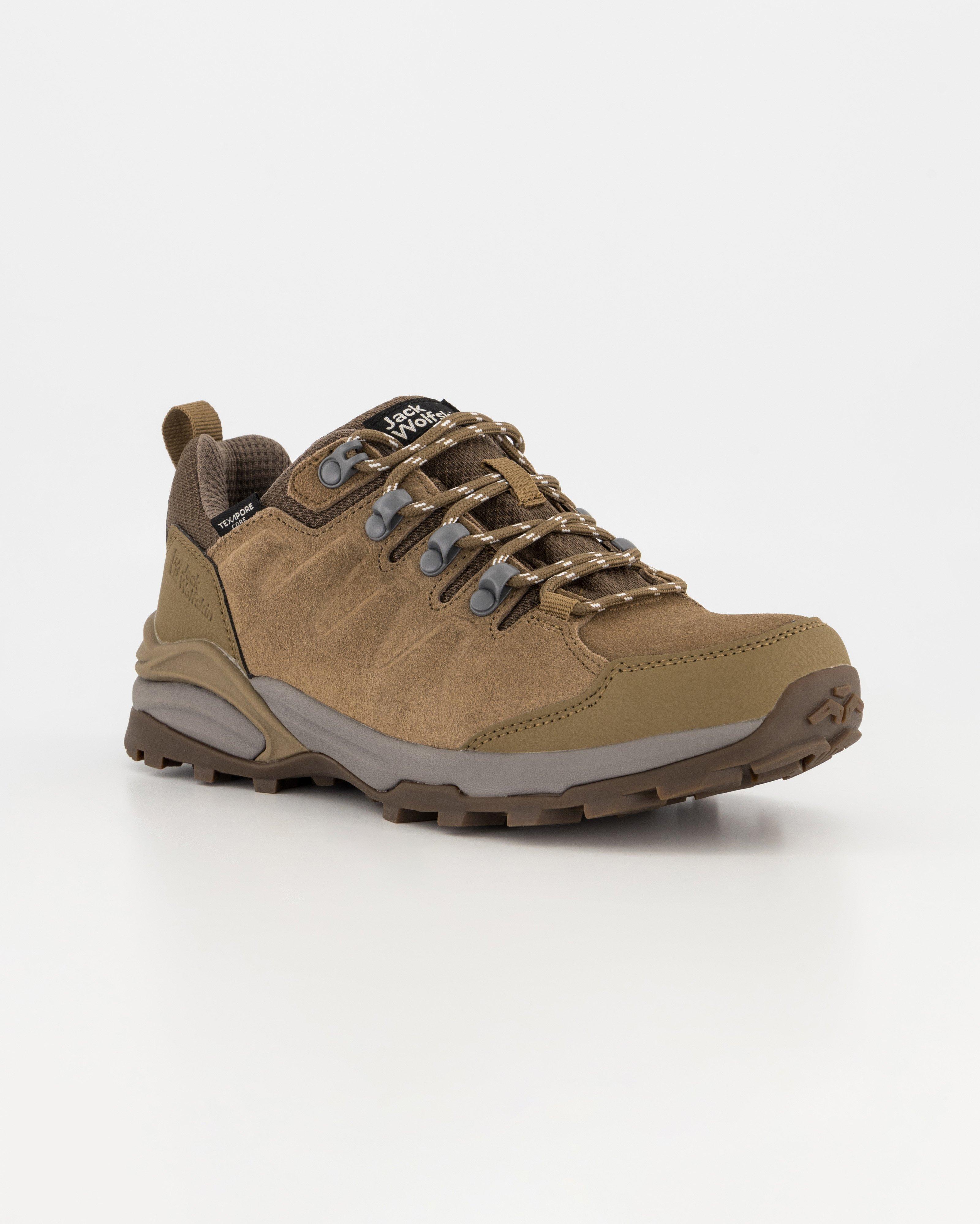 Jack Wolkfskin Women’s Refugio Texapore Low Hiking Shoes -  Brown