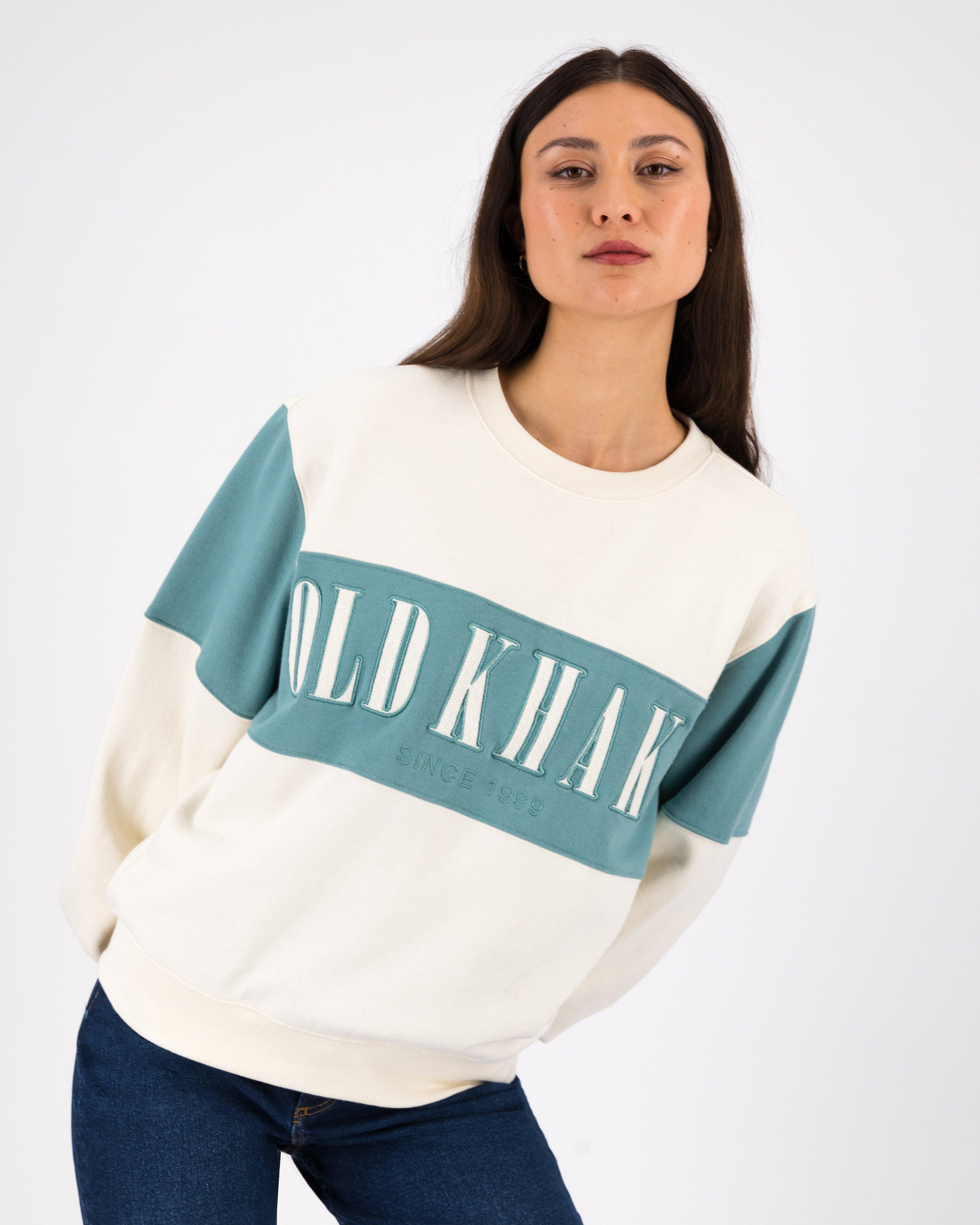 Women’s Joni Crew Neck Sweat  -  Duck-egg