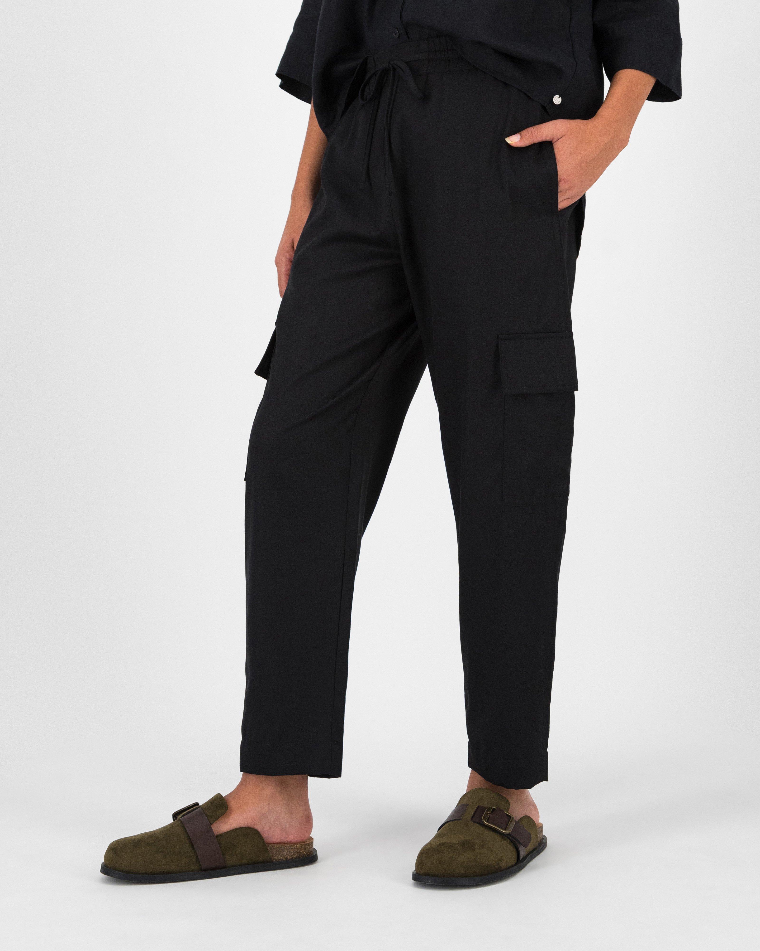 Women’s Lenny Cargo Pants -  Black