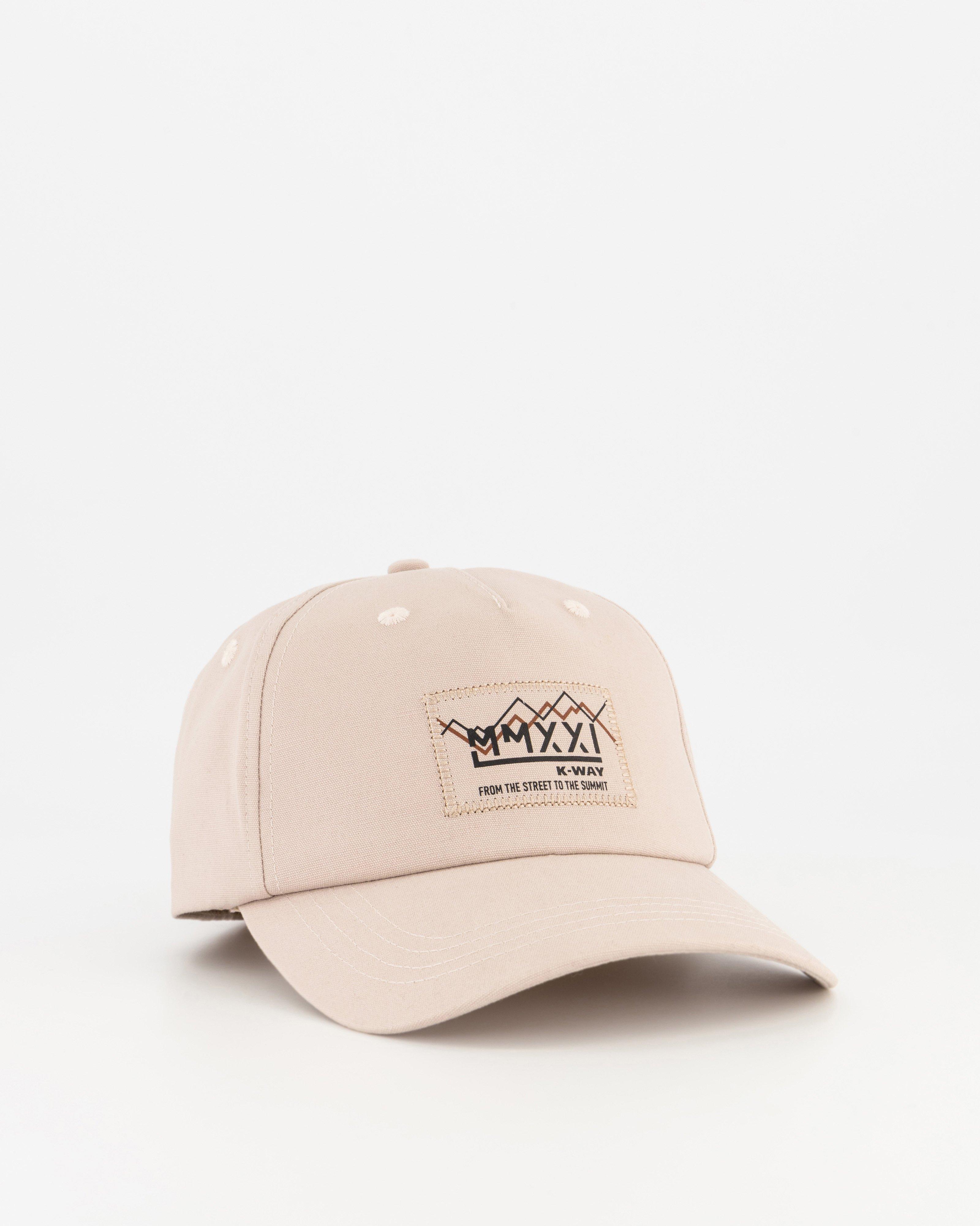 K-Way MMXXI Stitched Peak Cap -  Stone