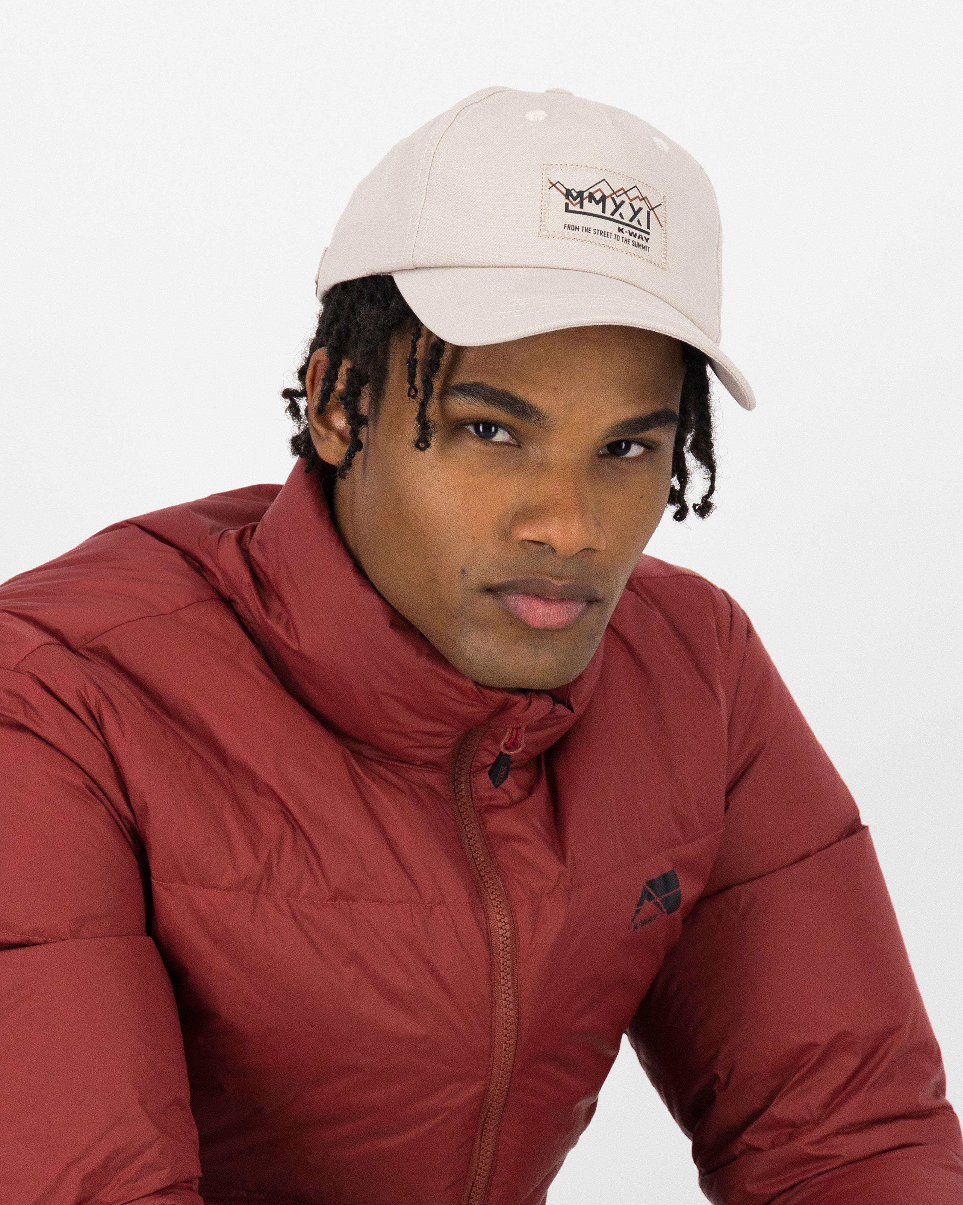 K-Way MMXXI Stitched Peak Cap -  Stone