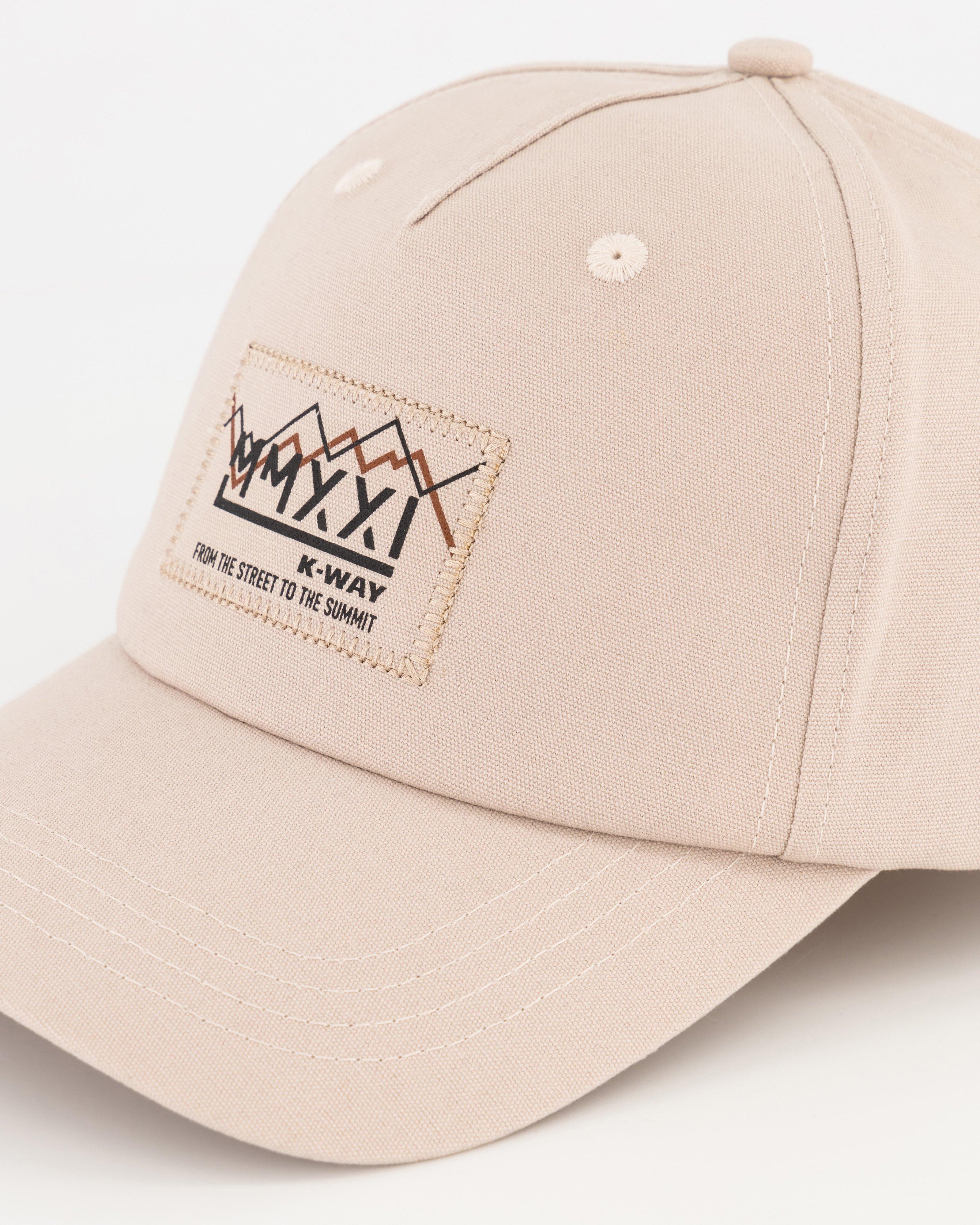 K-Way MMXXI Stitched Peak Cap -  Stone