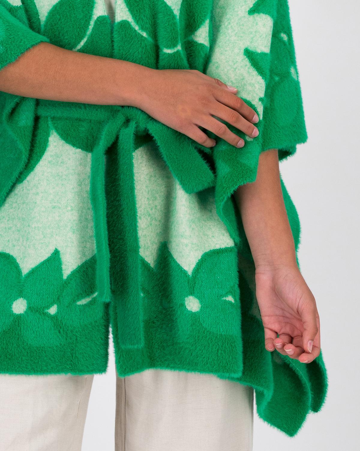 Lizelle Belted Kimono -  Green