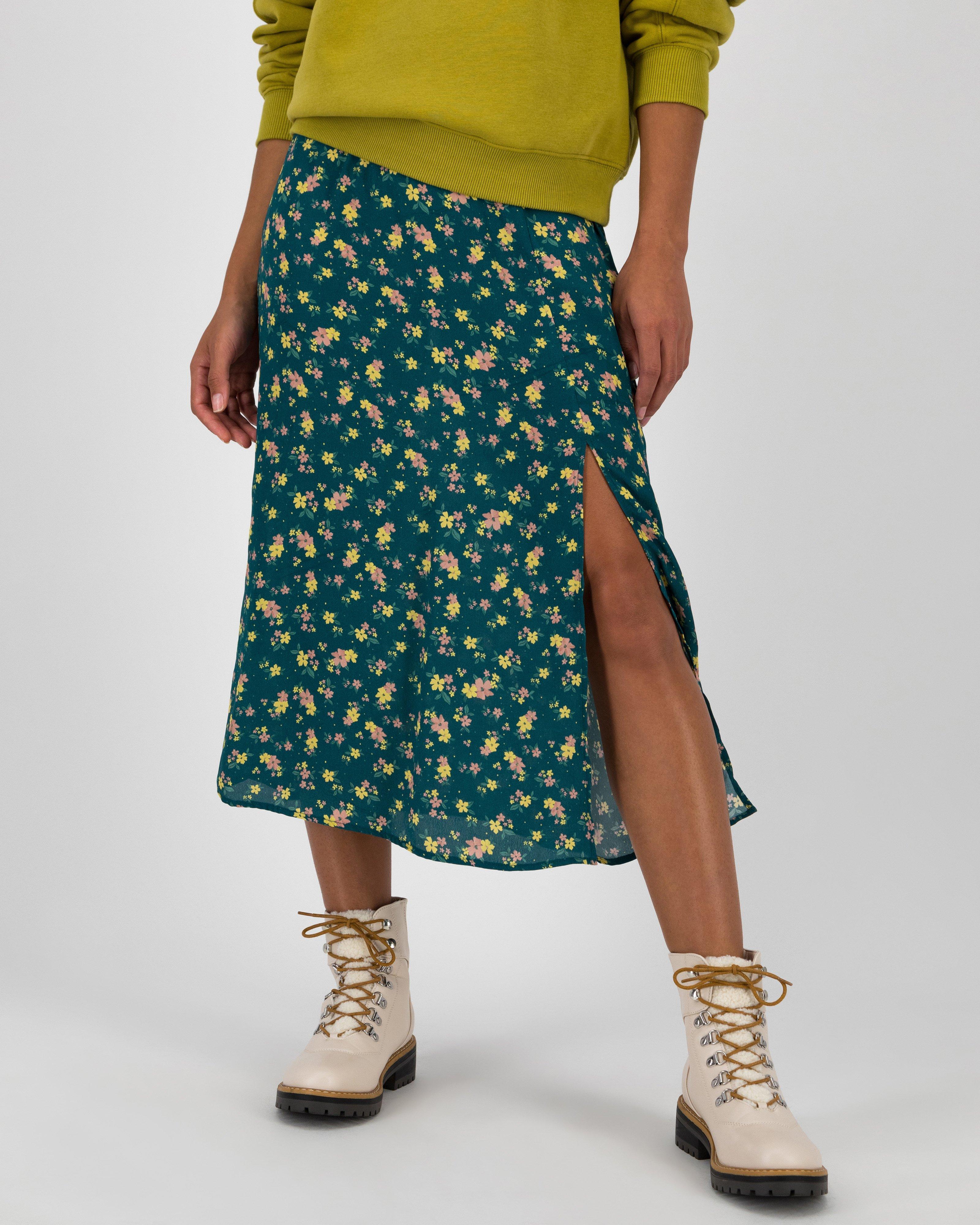 Women’s Leah Ditsy Floral Skirt  -  Assorted
