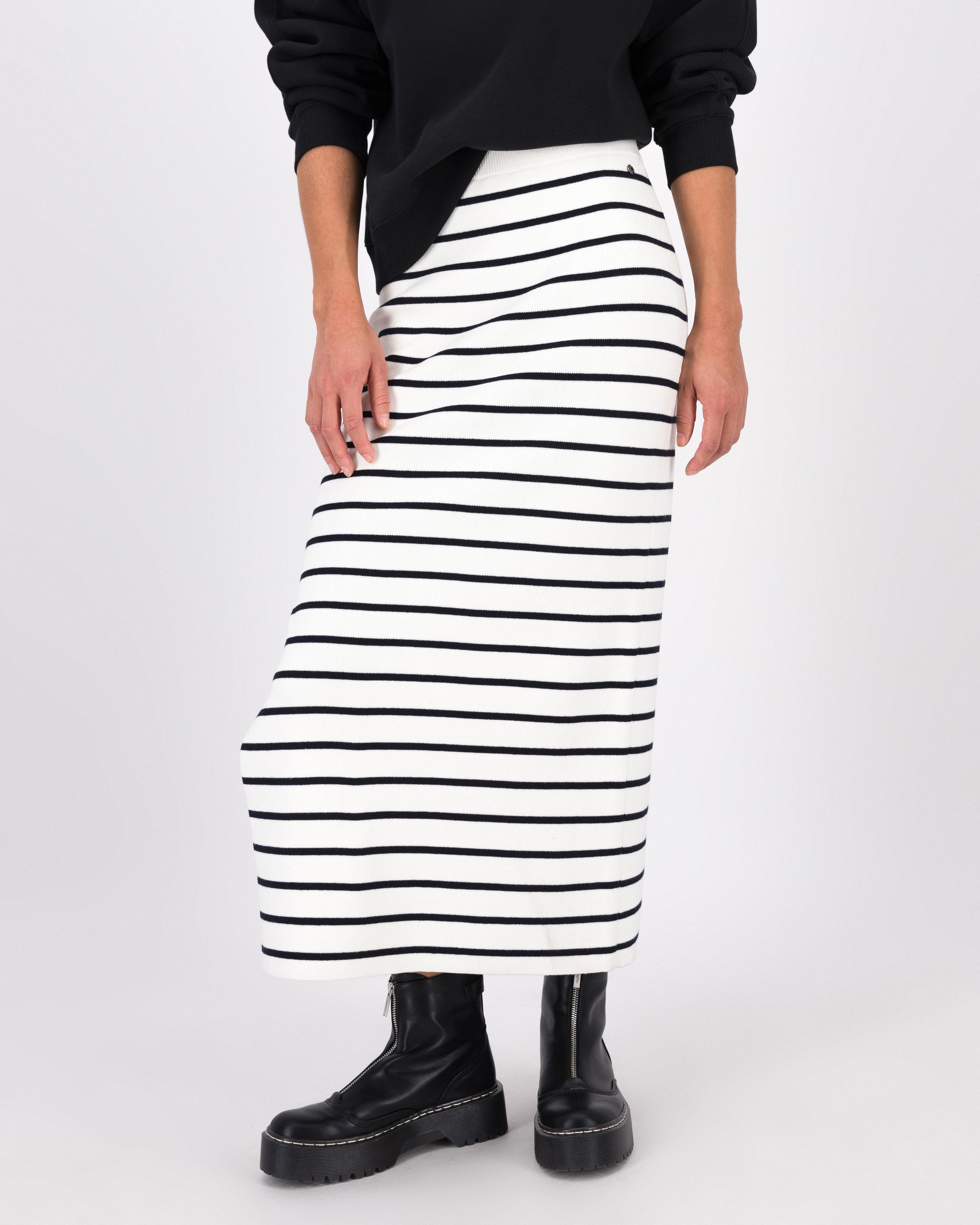 Women’s Lily Knit Column Skirt  -  Milk