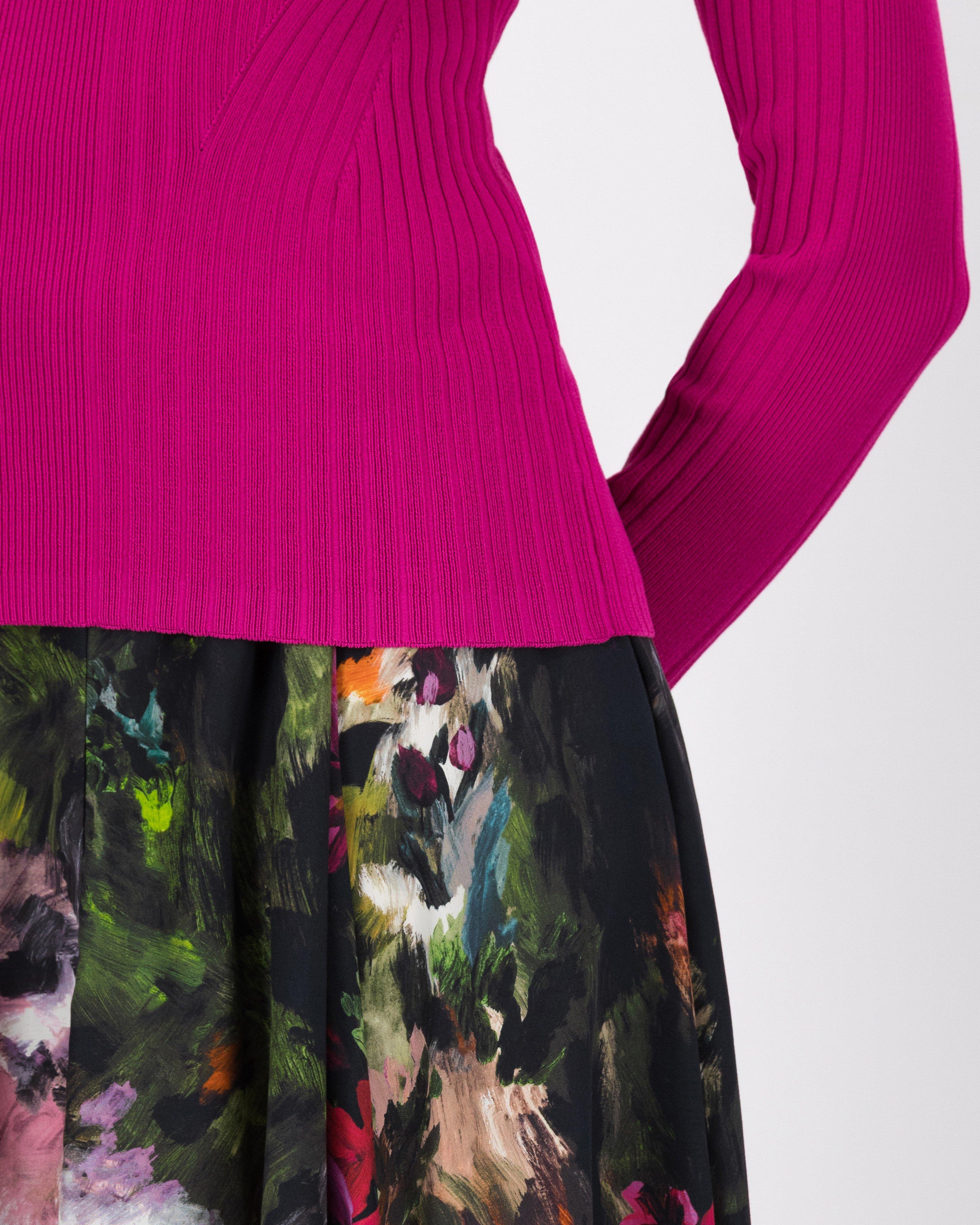 Ange Knitted Top -  Pink