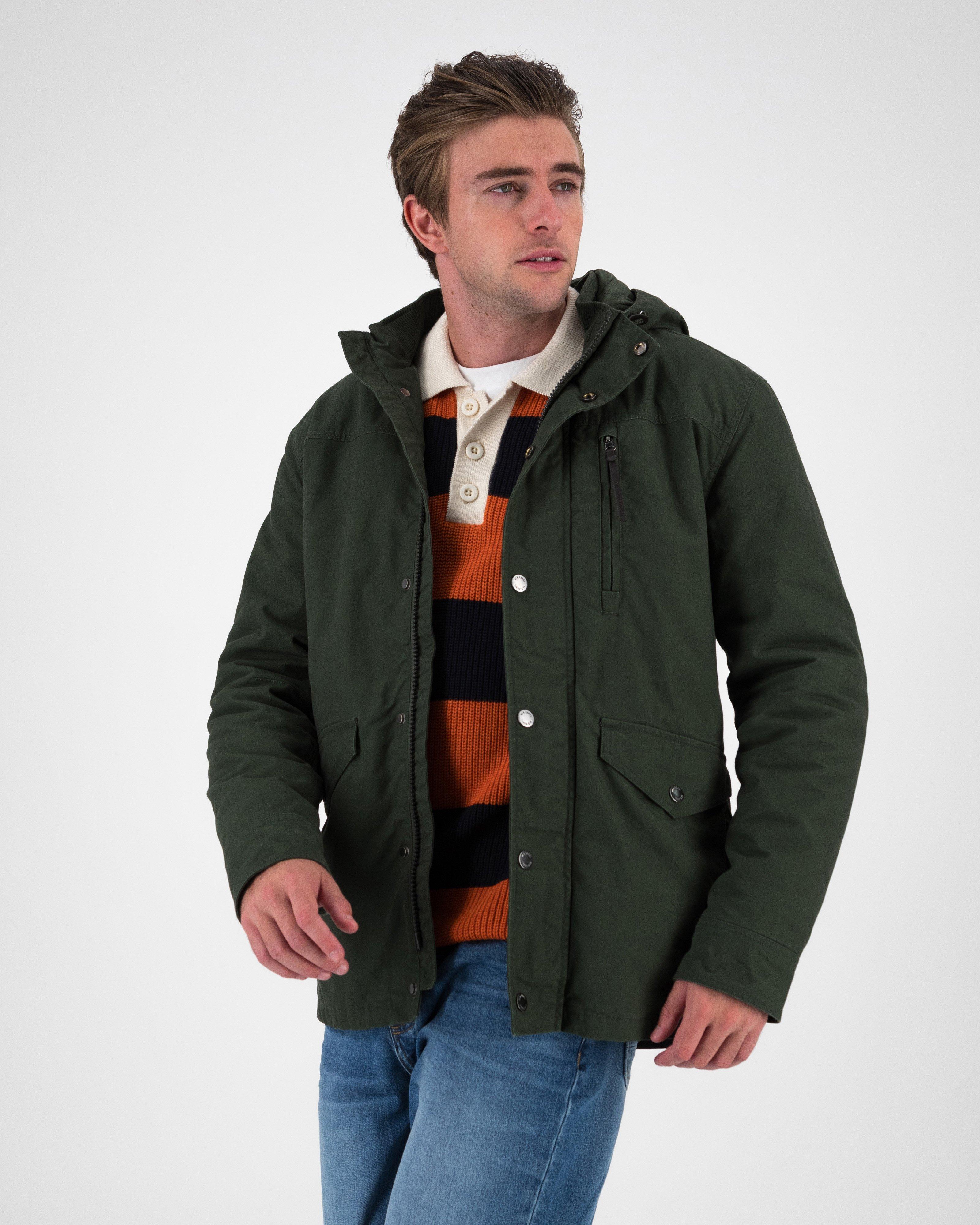 Men’s Riley Utility Jacket  -  Dark Green