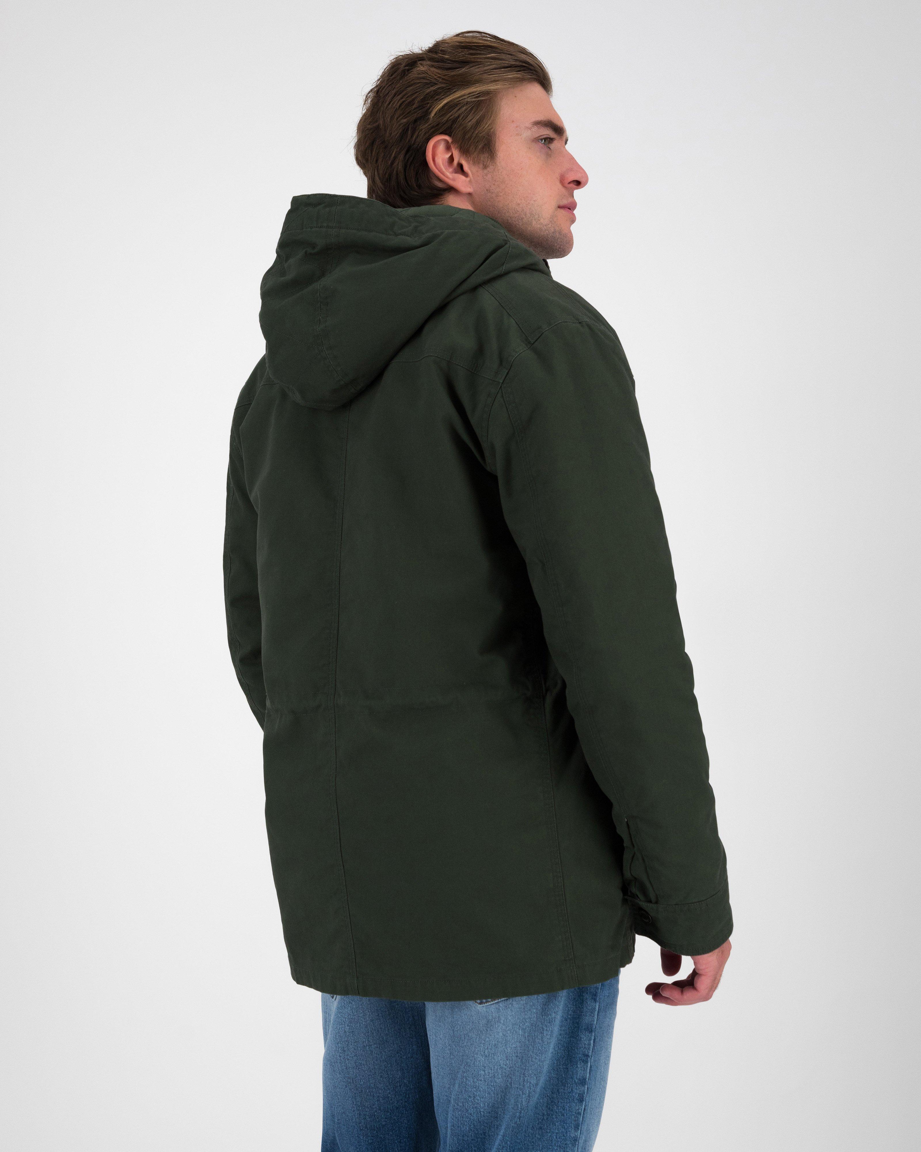 Men’s Riley Utility Jacket -  Dark Green