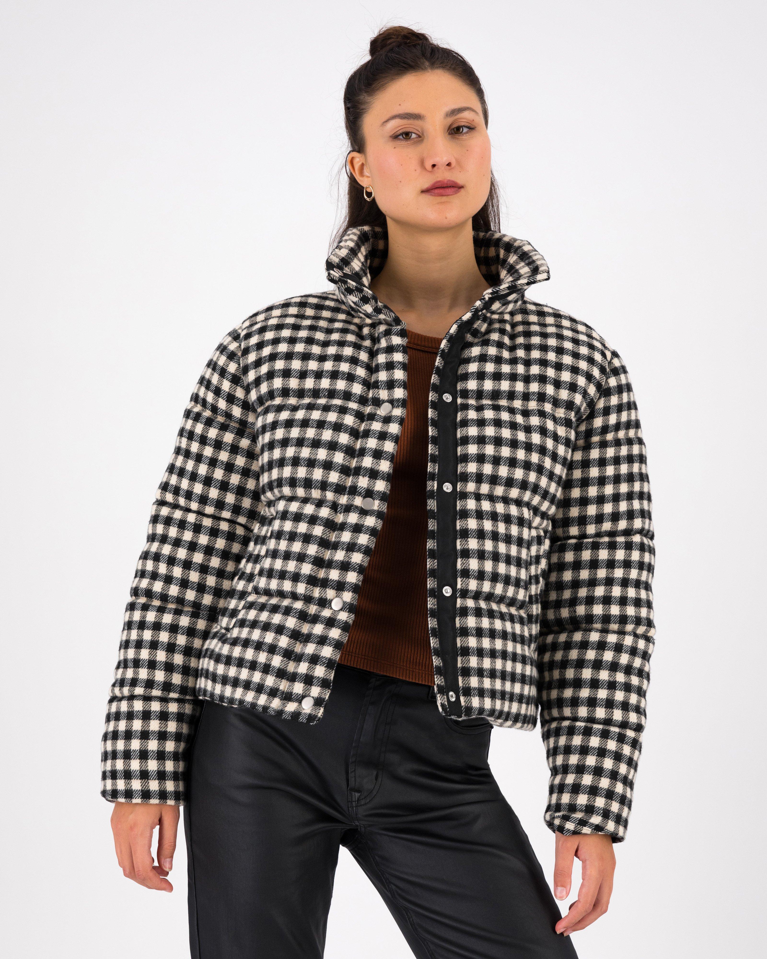 Women’s Lizzo Check Puffer -  Assorted