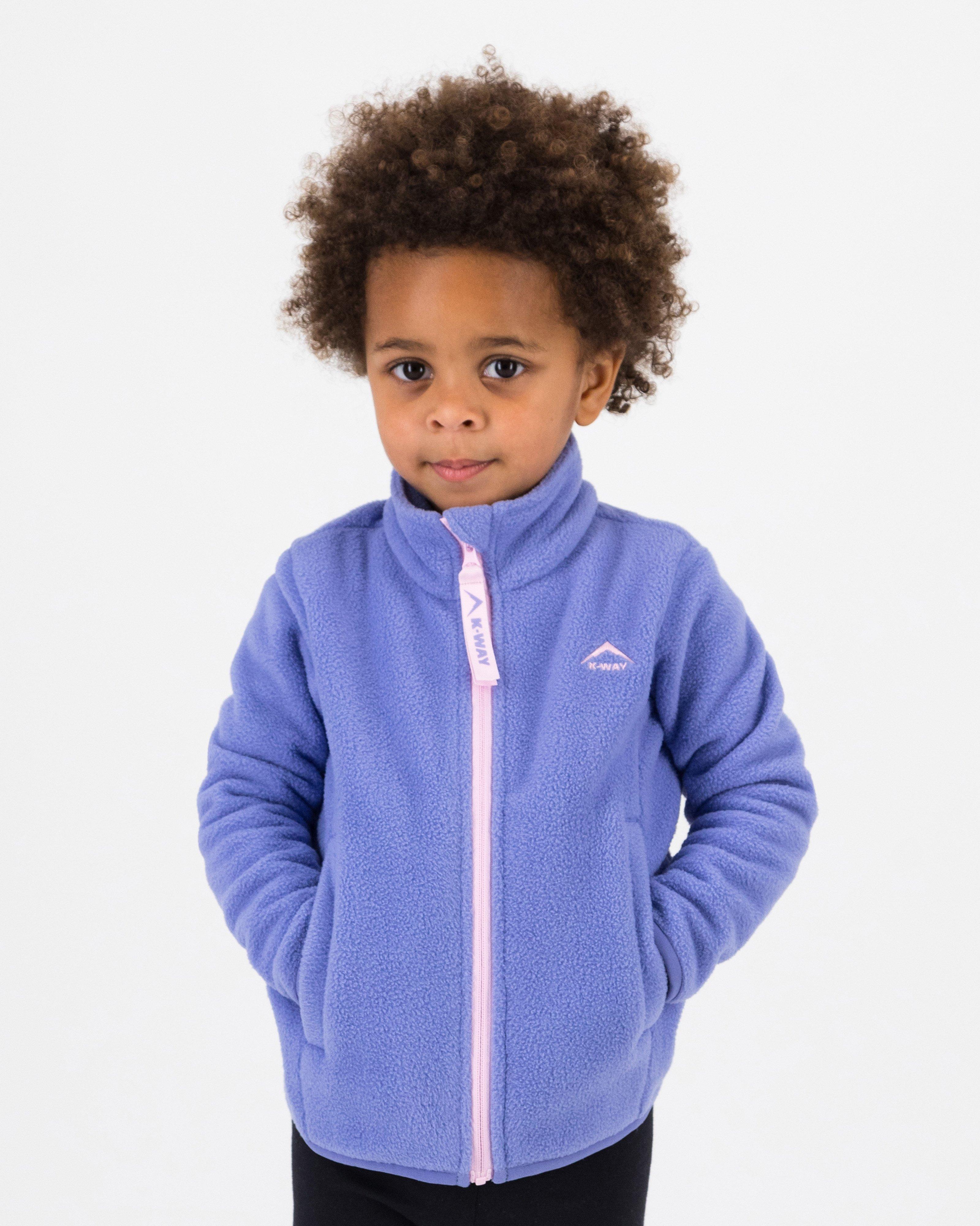 K-Way Kids Basic Full Zip Fleece Jacket  -  Lavender