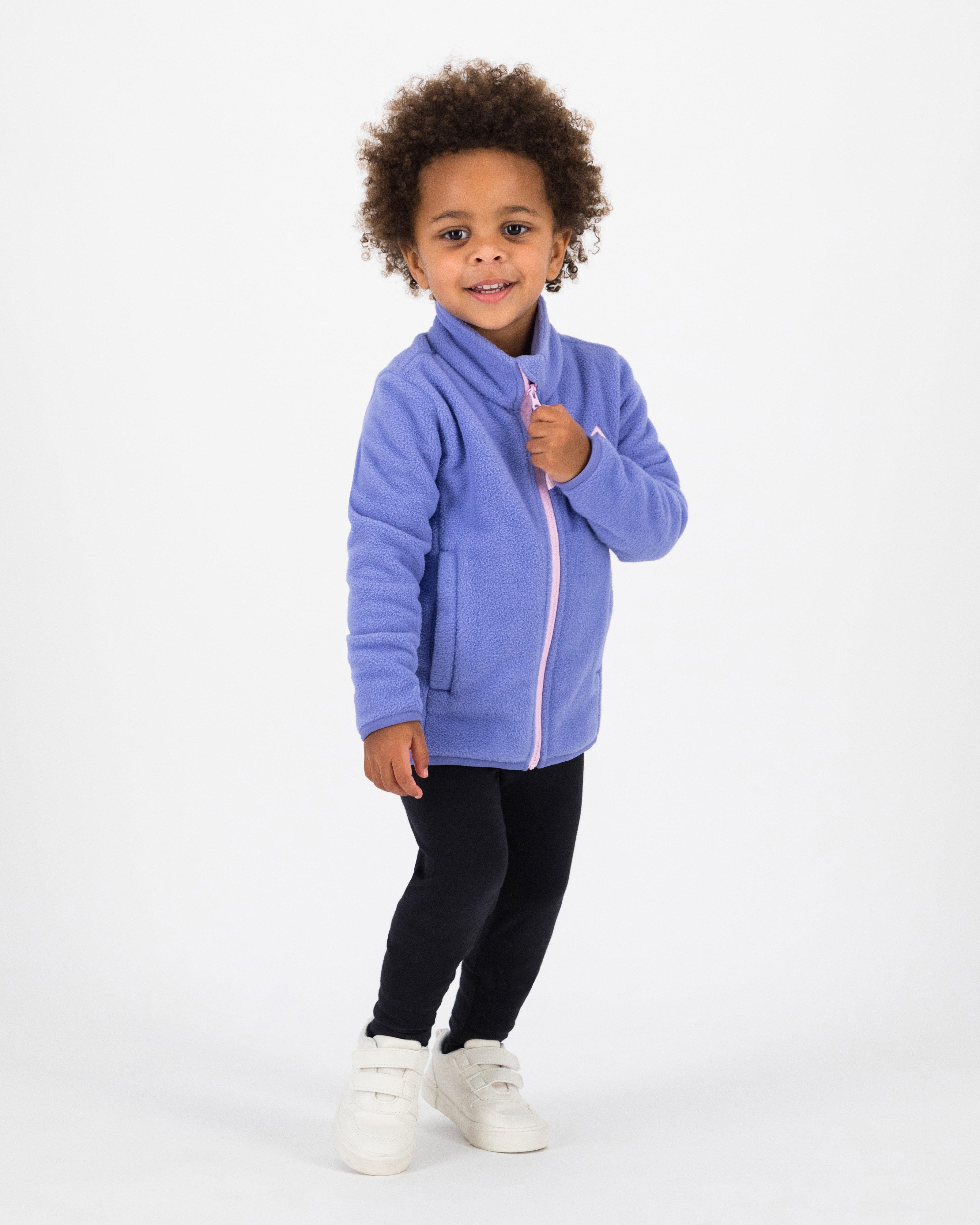 K-Way Kids Basic Full Zip Fleece Jacket  -  Lavender