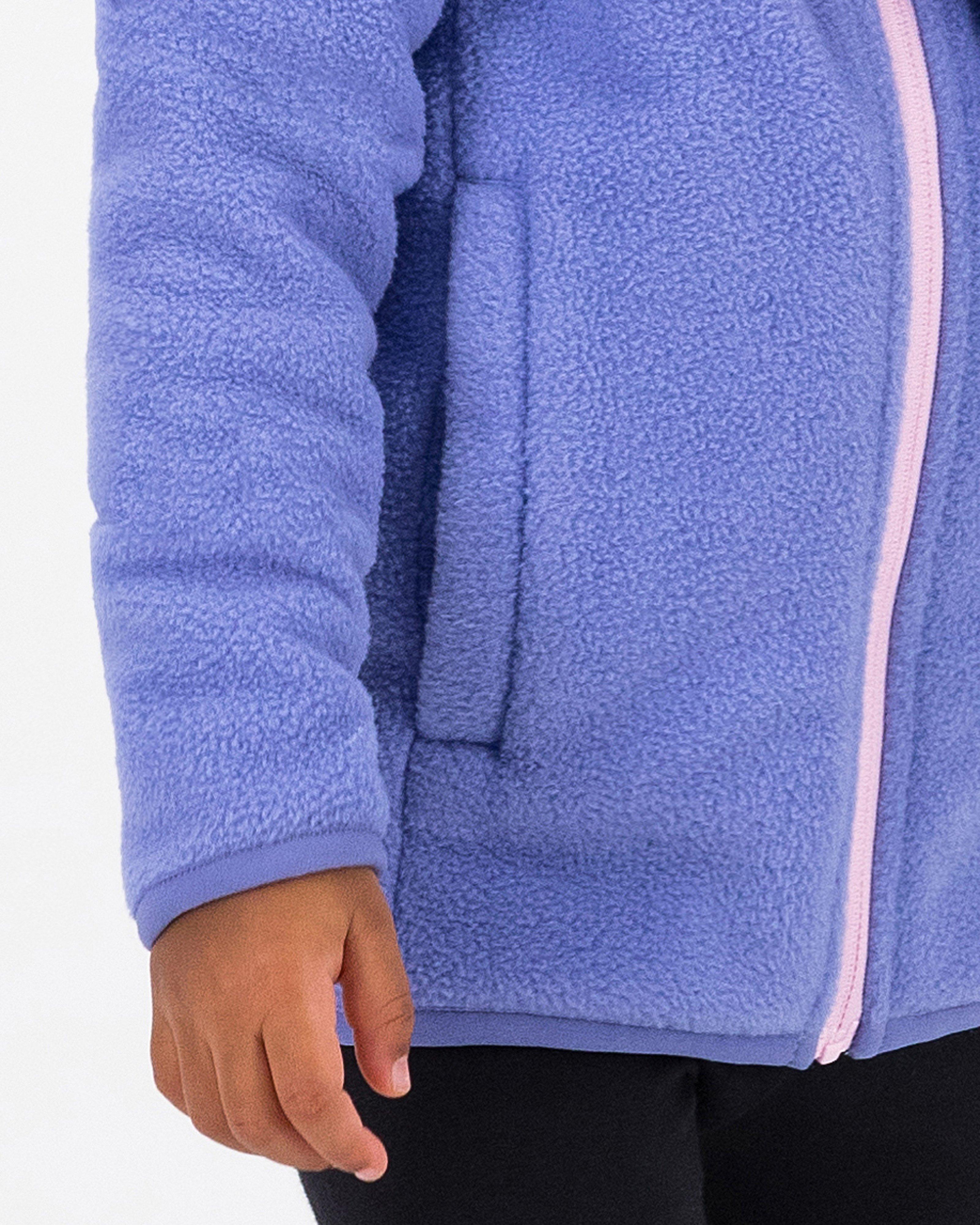 K-Way Kids Basic Full Zip Fleece Jacket  -  Lavender