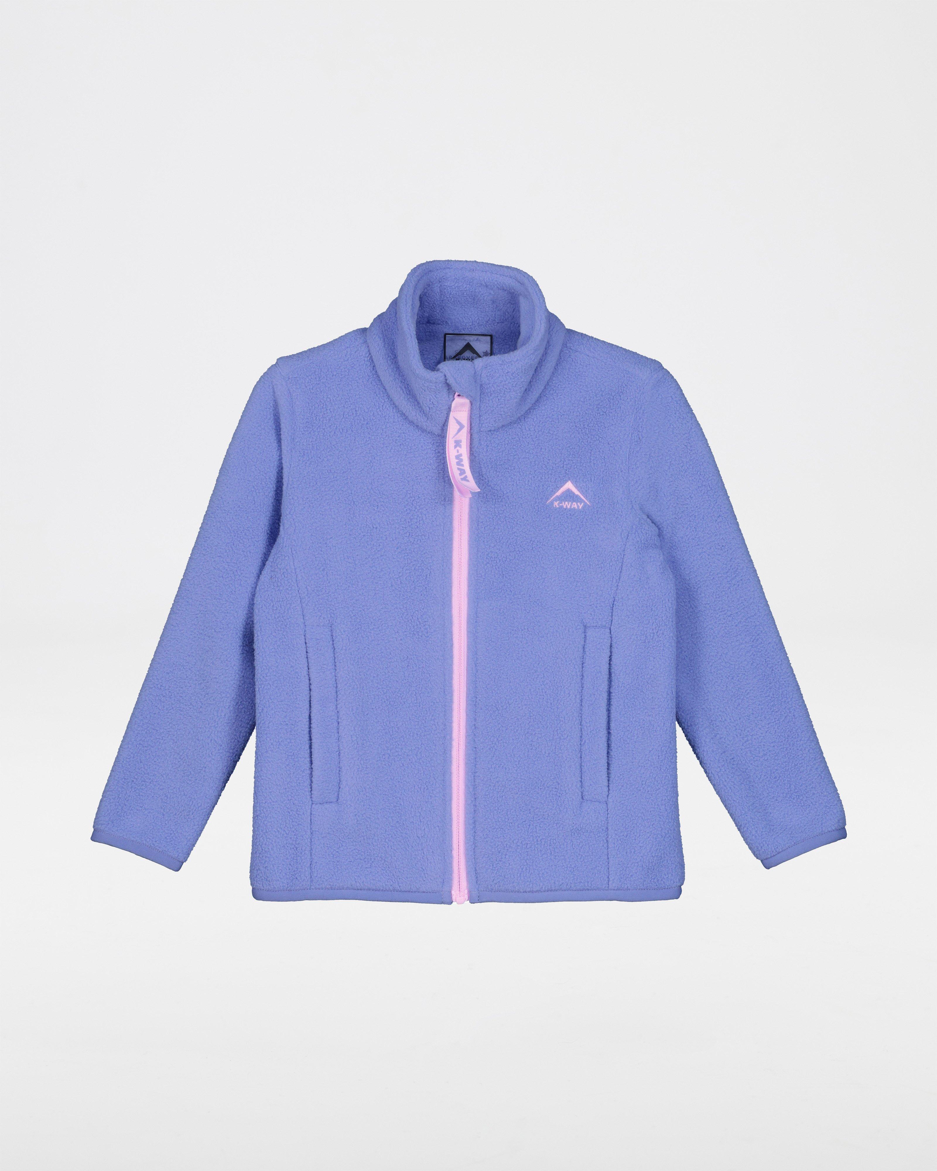 K-Way Kids Basic Full Zip Fleece Jacket  -  Lavender