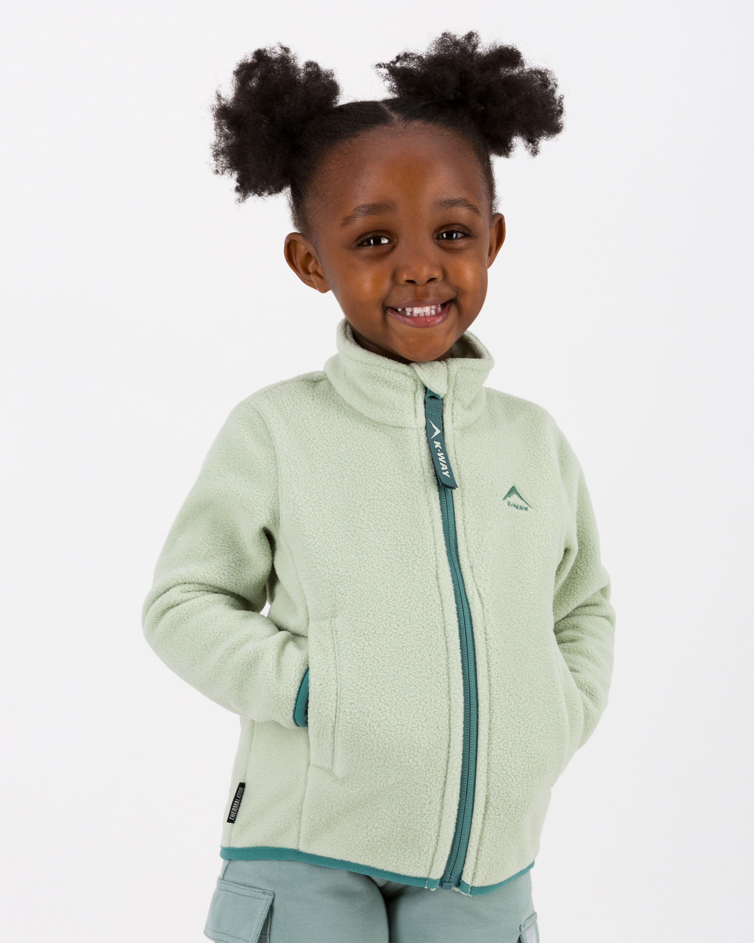 K-Way Kids Basic Full-Zip Fleece Jacket  -  Light Green