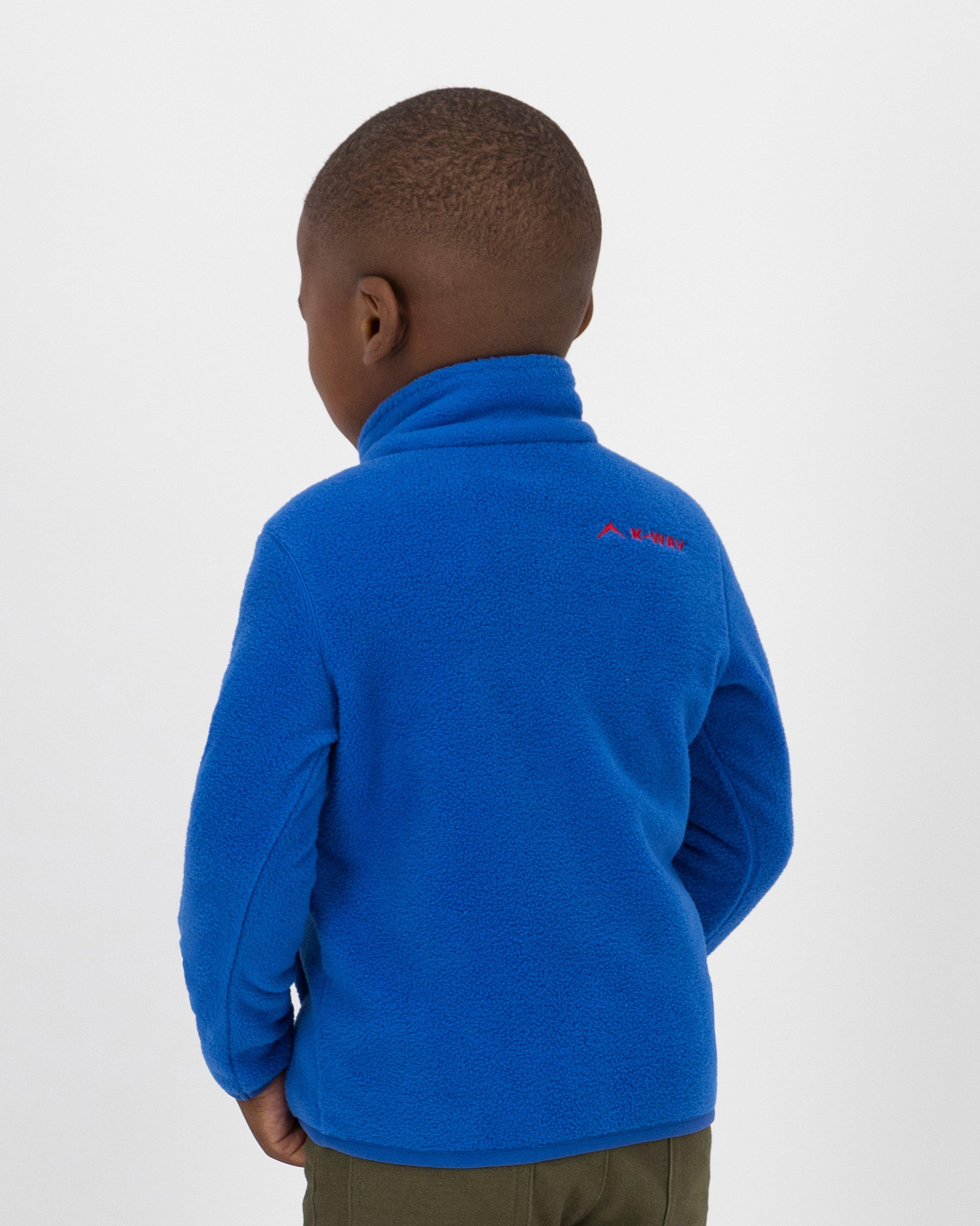 K-Way Kids Basic Full Zip Fleece Jacket -  Airforce