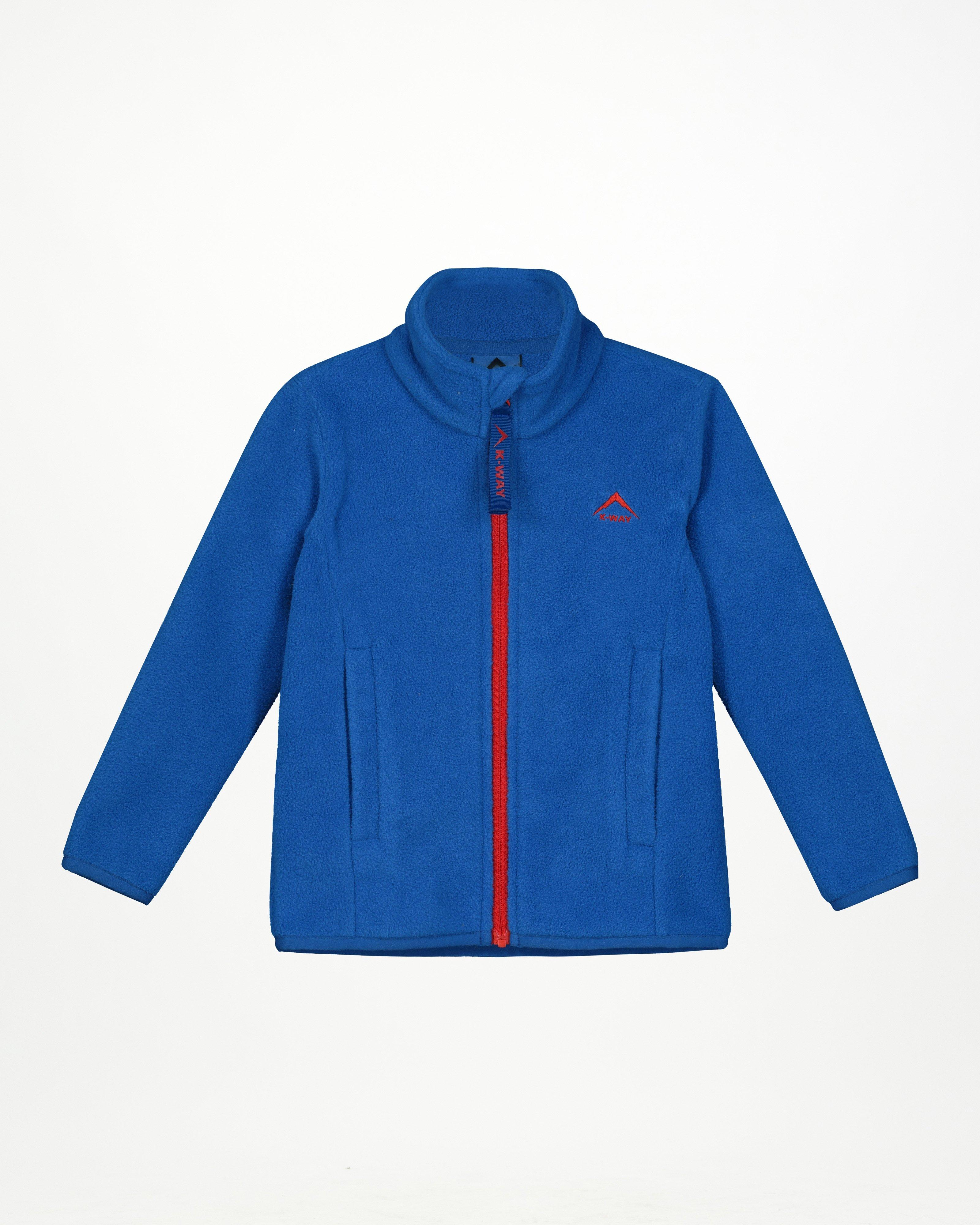 K-Way Kids Basic Full Zip Fleece Jacket -  Airforce