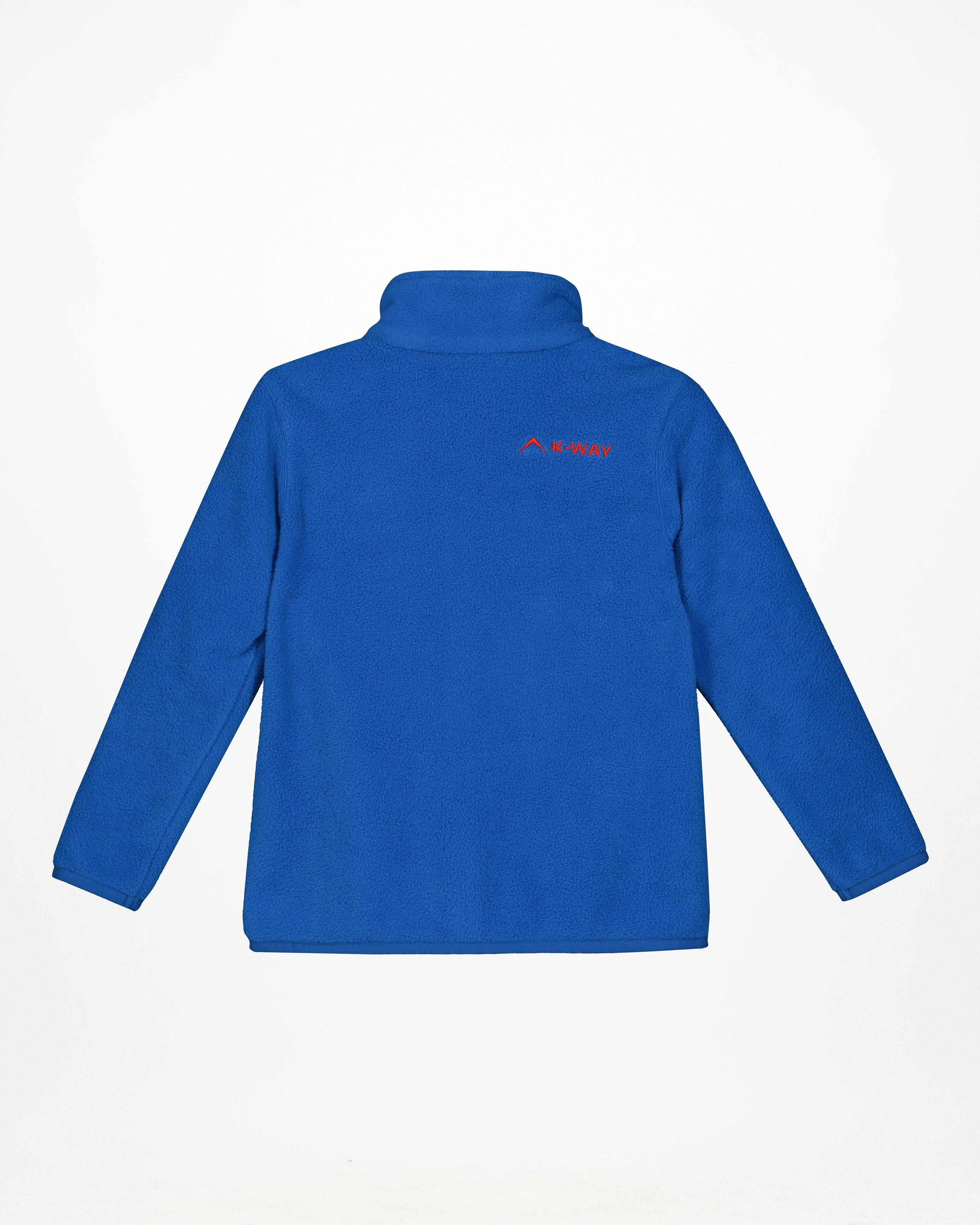 K-Way Kids Basic Full Zip Fleece Jacket -  Airforce