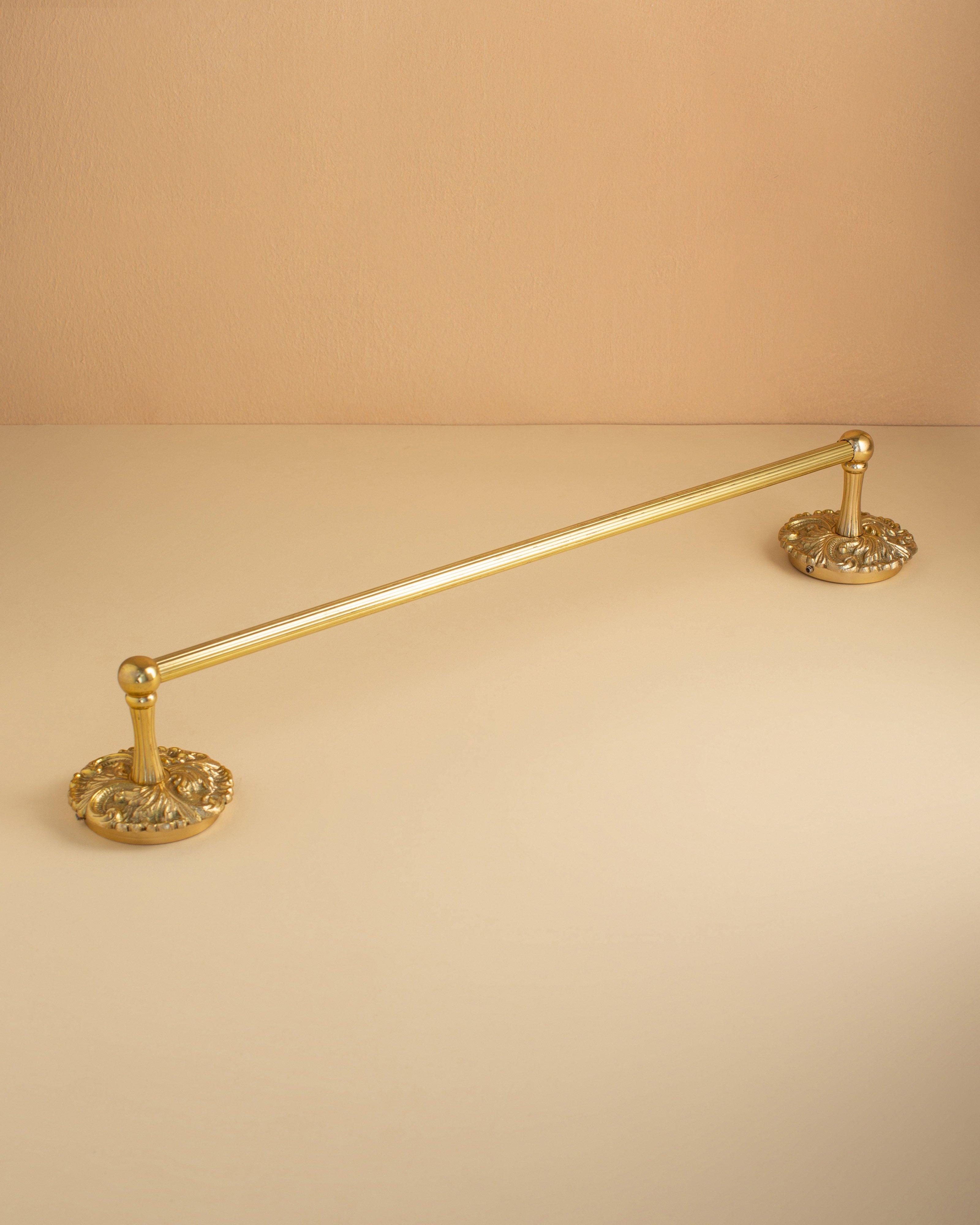 Valentina Solid Brass Towel Rail -  Gold