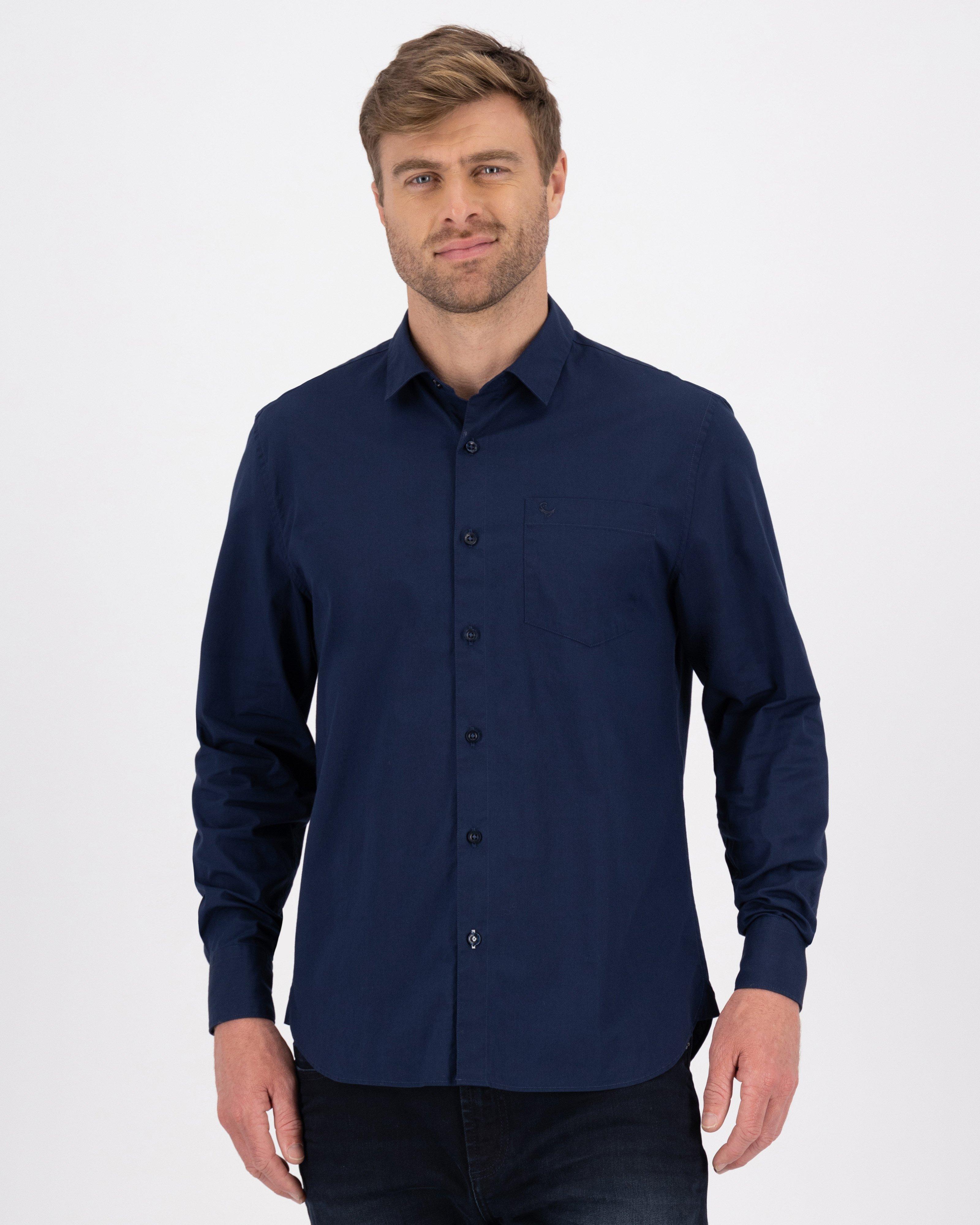 Old Khaki Men’s Andi Regular Fit Shirt -  Navy