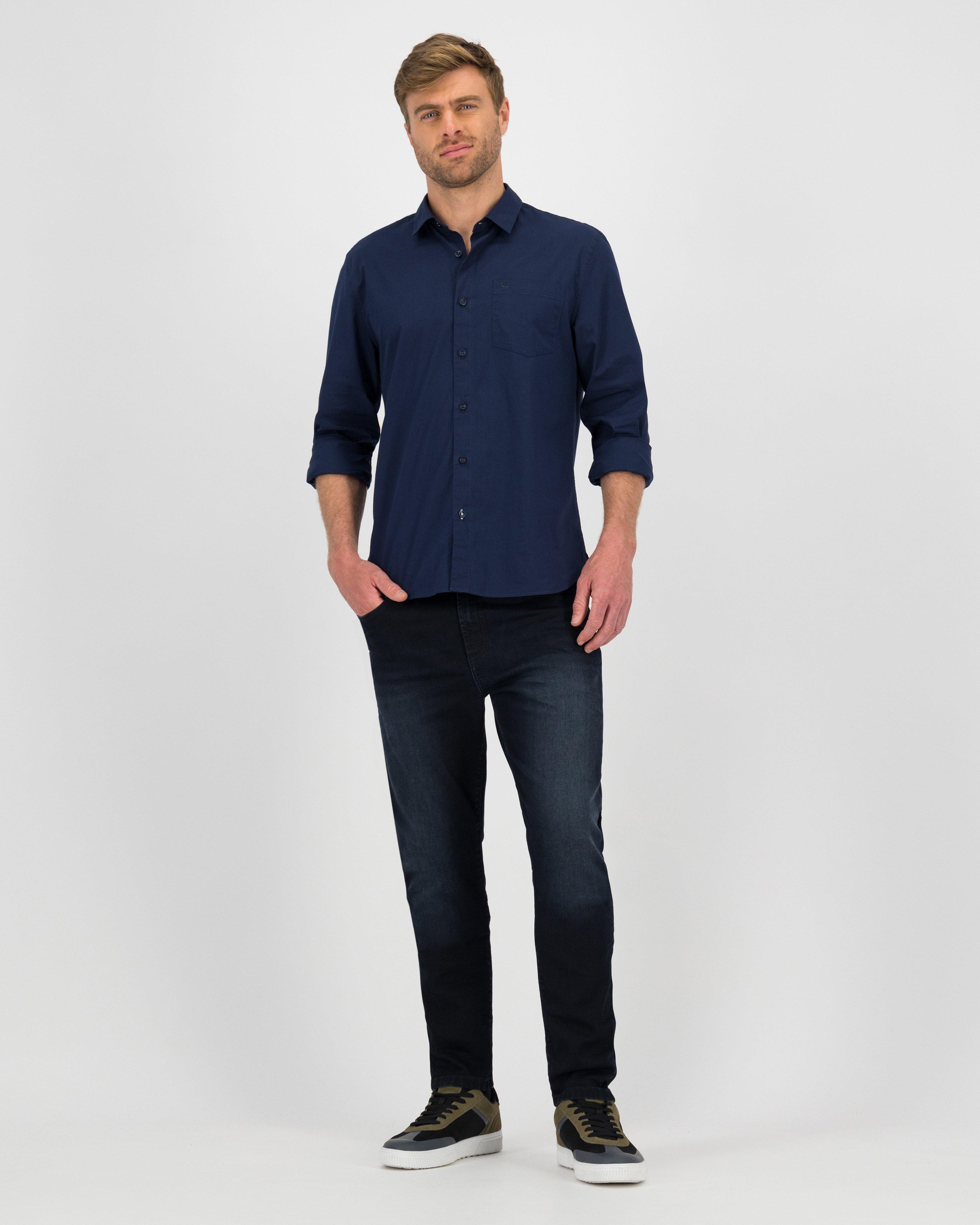 Old Khaki Men’s Andi Regular Fit Shirt -  Navy