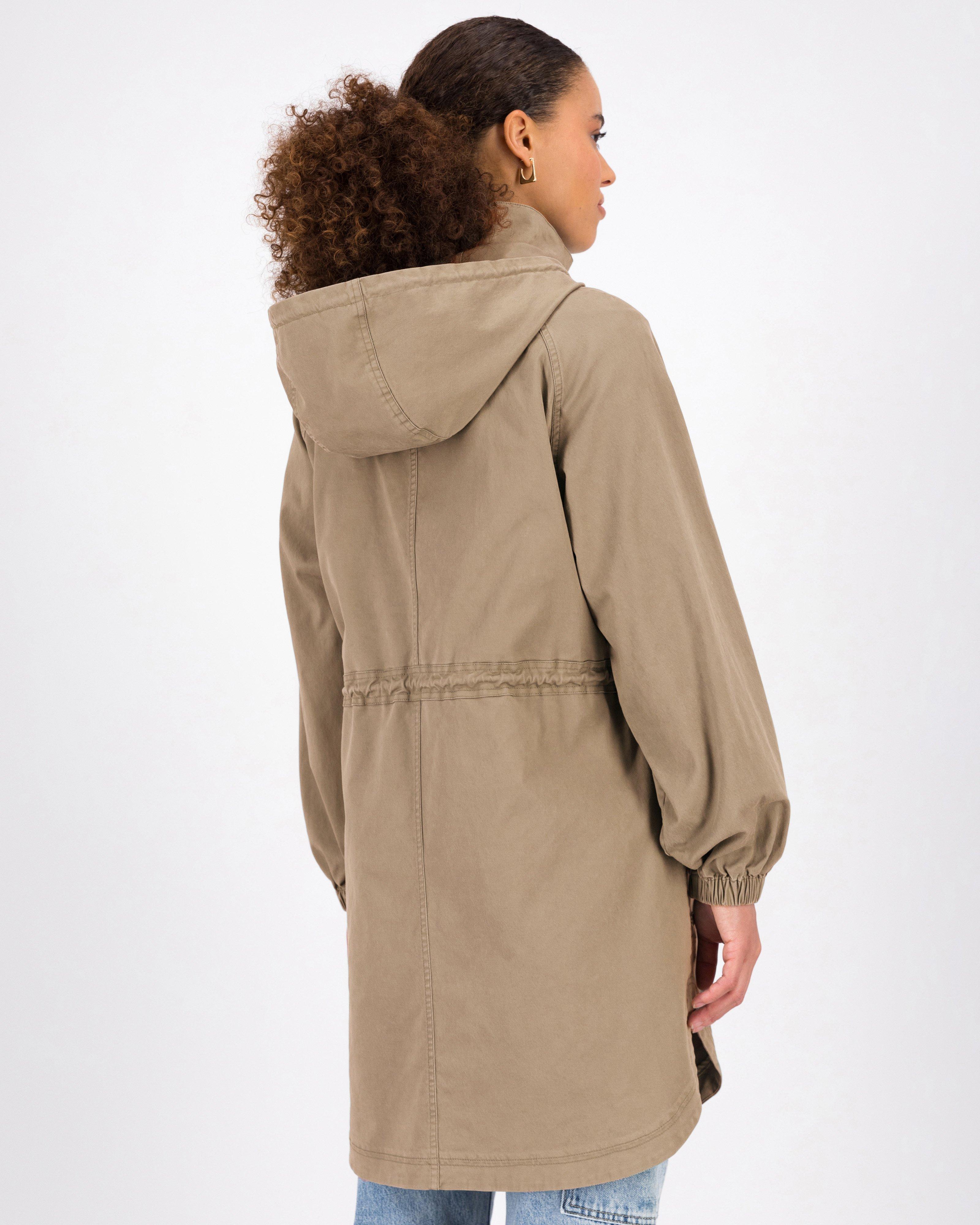 Women’s Thembi Mid-Length Parka -  Stone