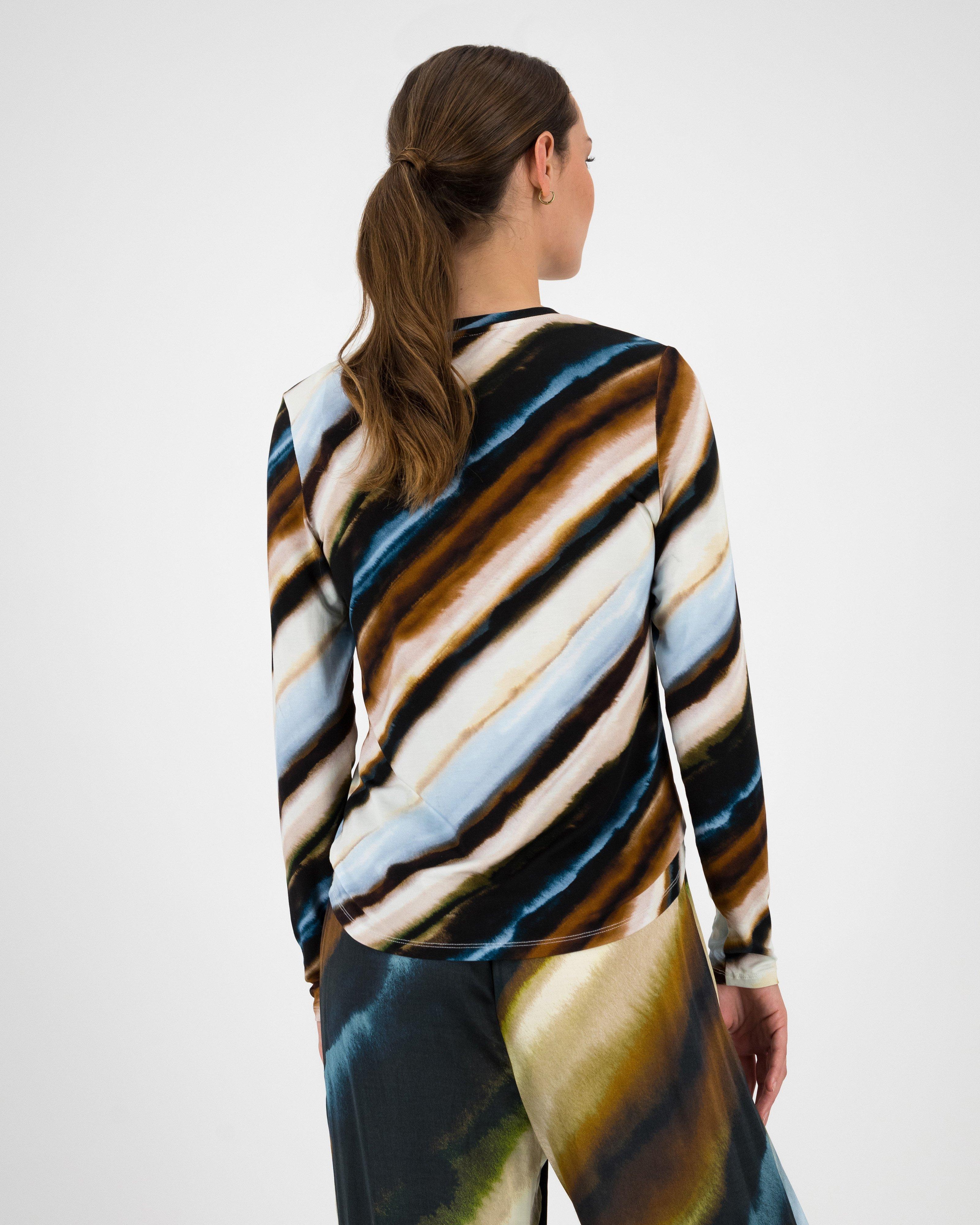 KI-no × koti BEAUTY Stripe Shade Zikhona Stripe Top - Poetry Clothing Store