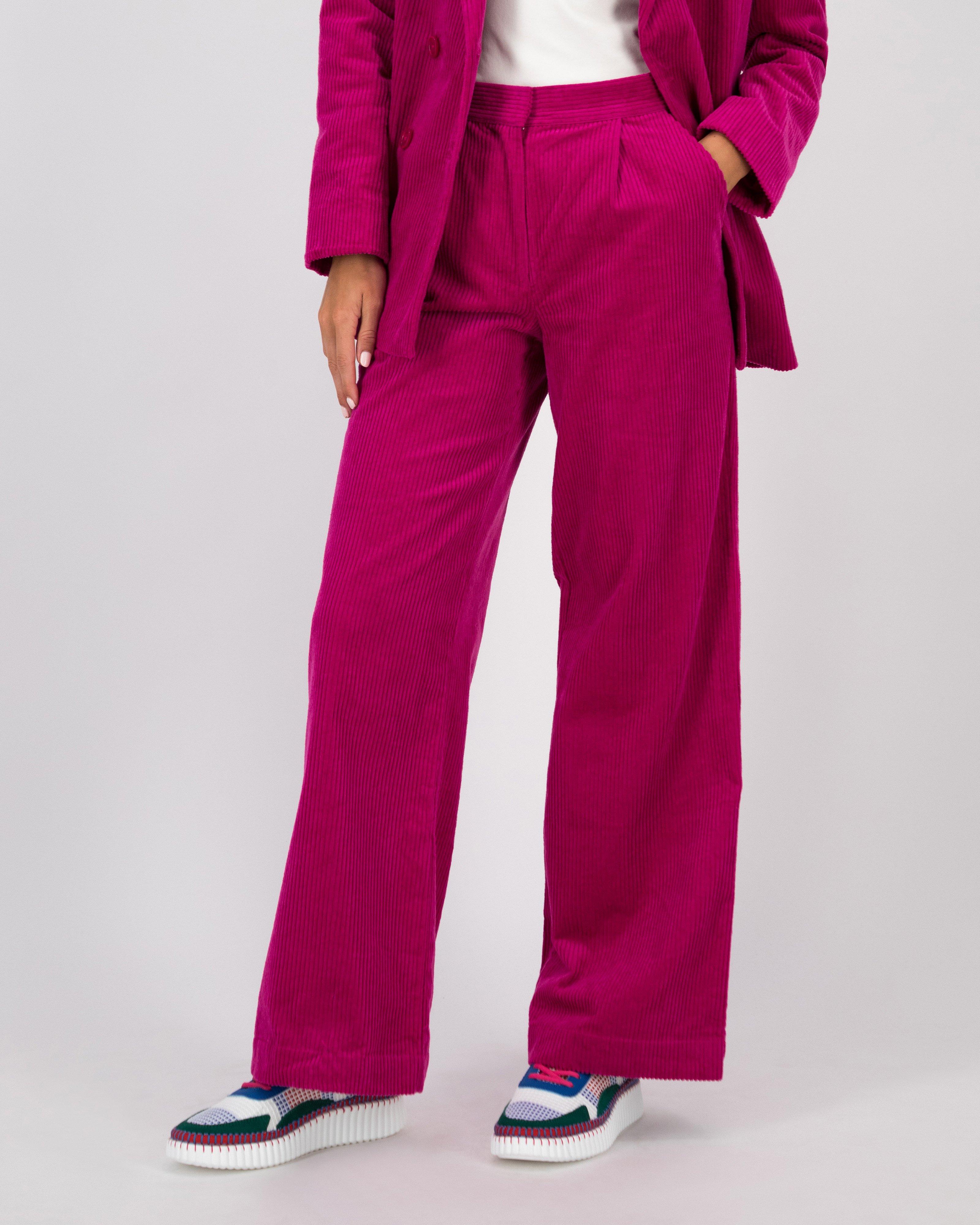 Teagan Cord Pant -  Pink