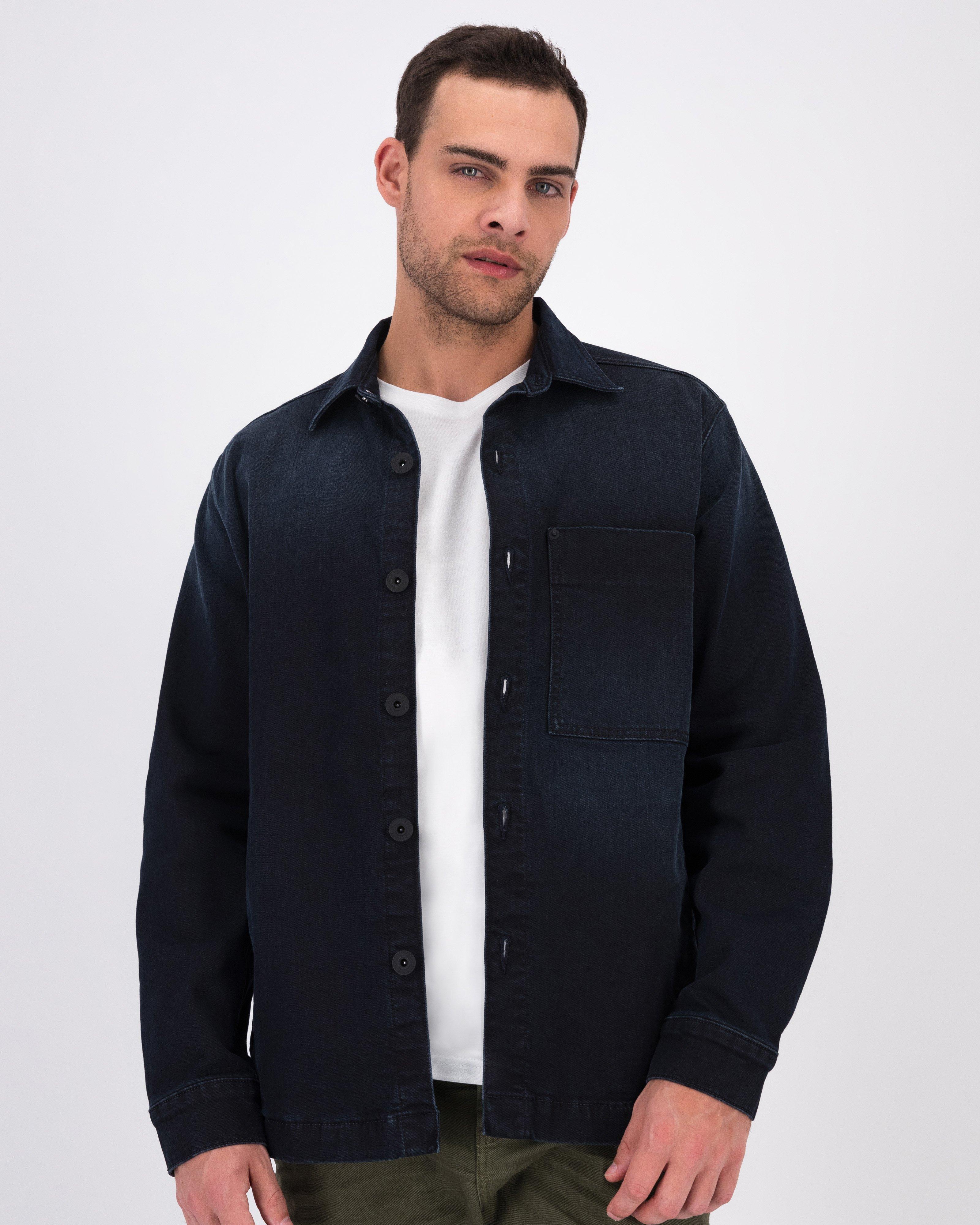 Men’s Ethan Denim Shacket  -  Navy