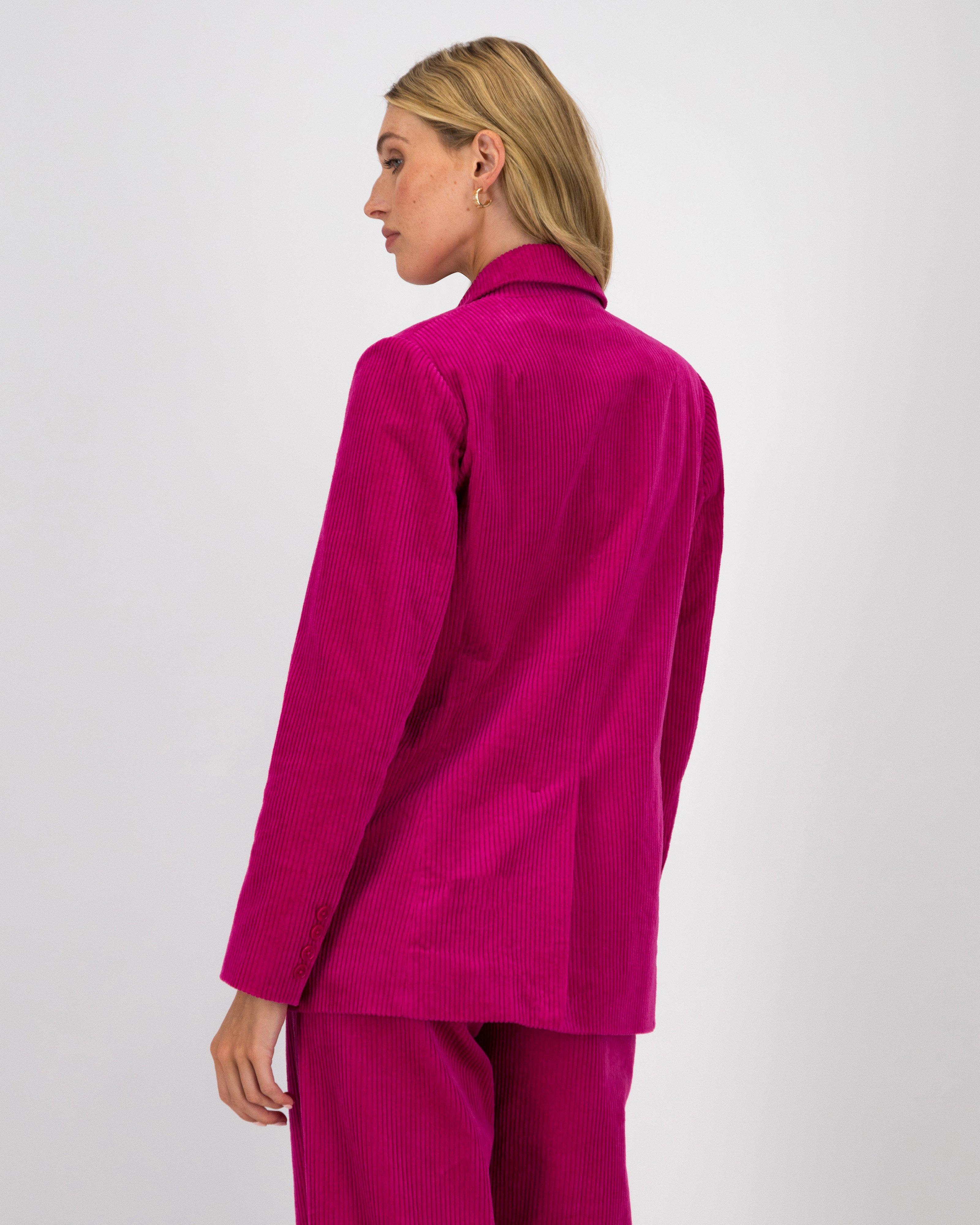 Teagan Corduroy Jacket -  Pink