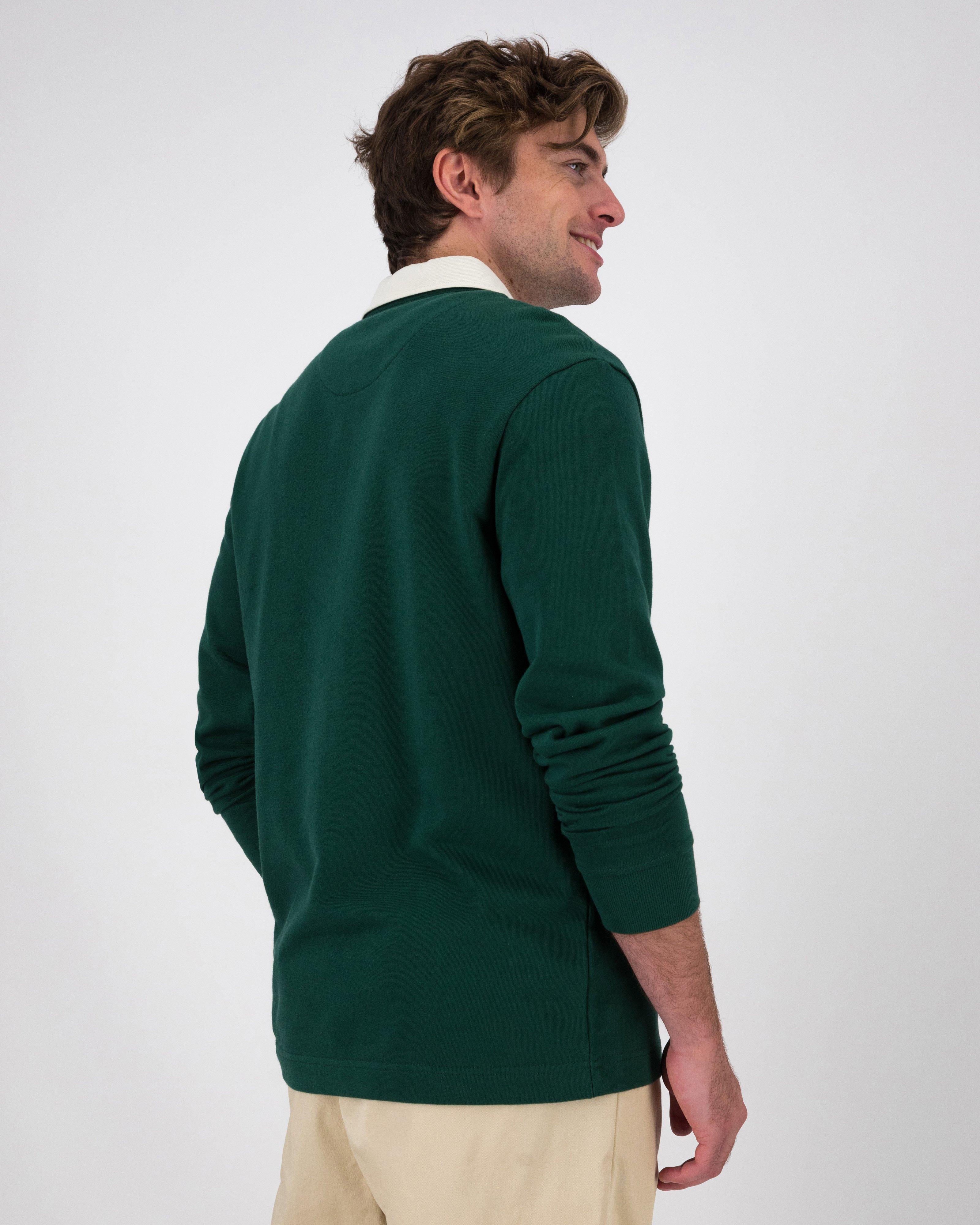 Men’s Rodney Rugby Sweat  -  Dark Green