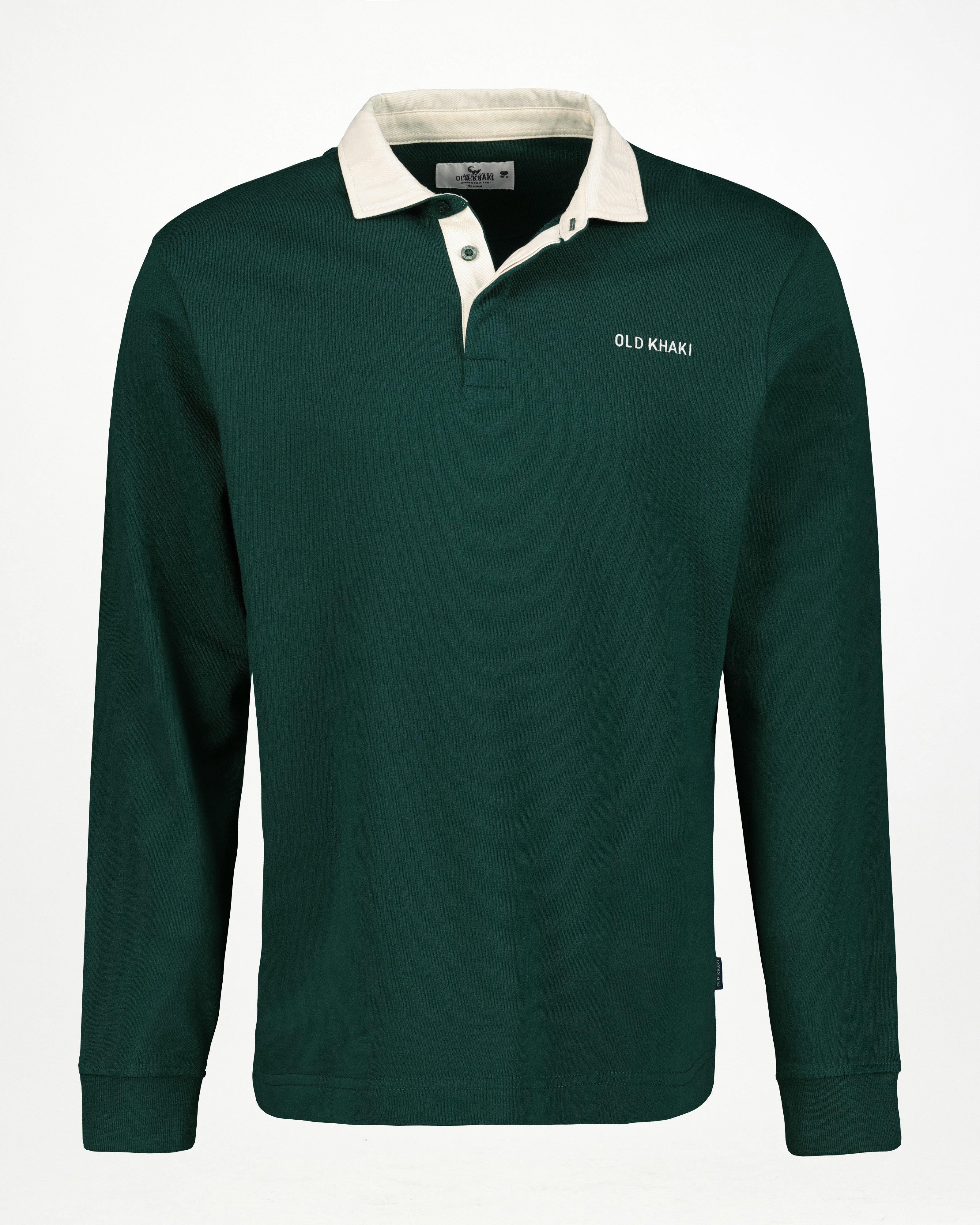 Men’s Rodney Rugby Sweat  -  Dark Green