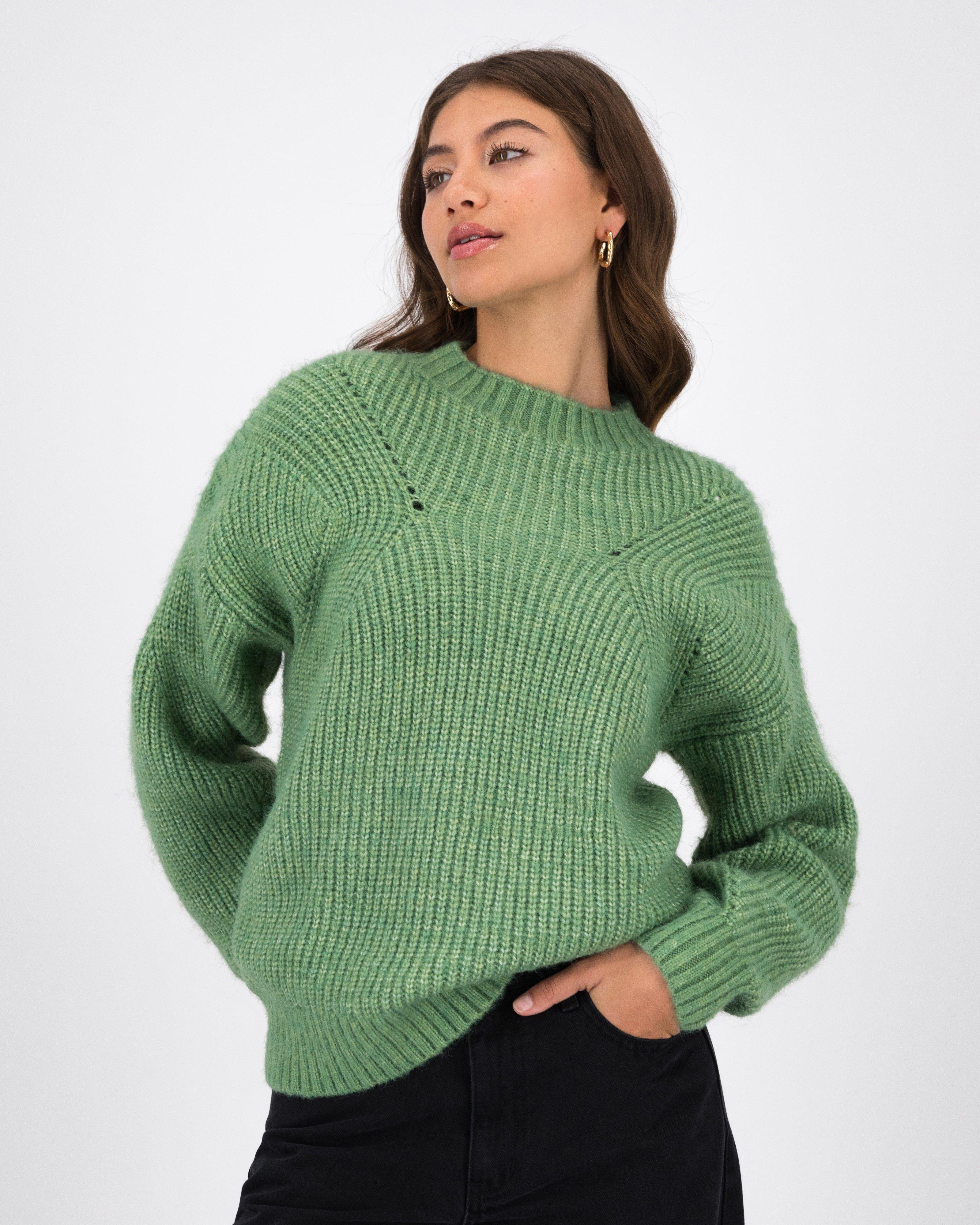 Andrea Basic Jumper -  Green