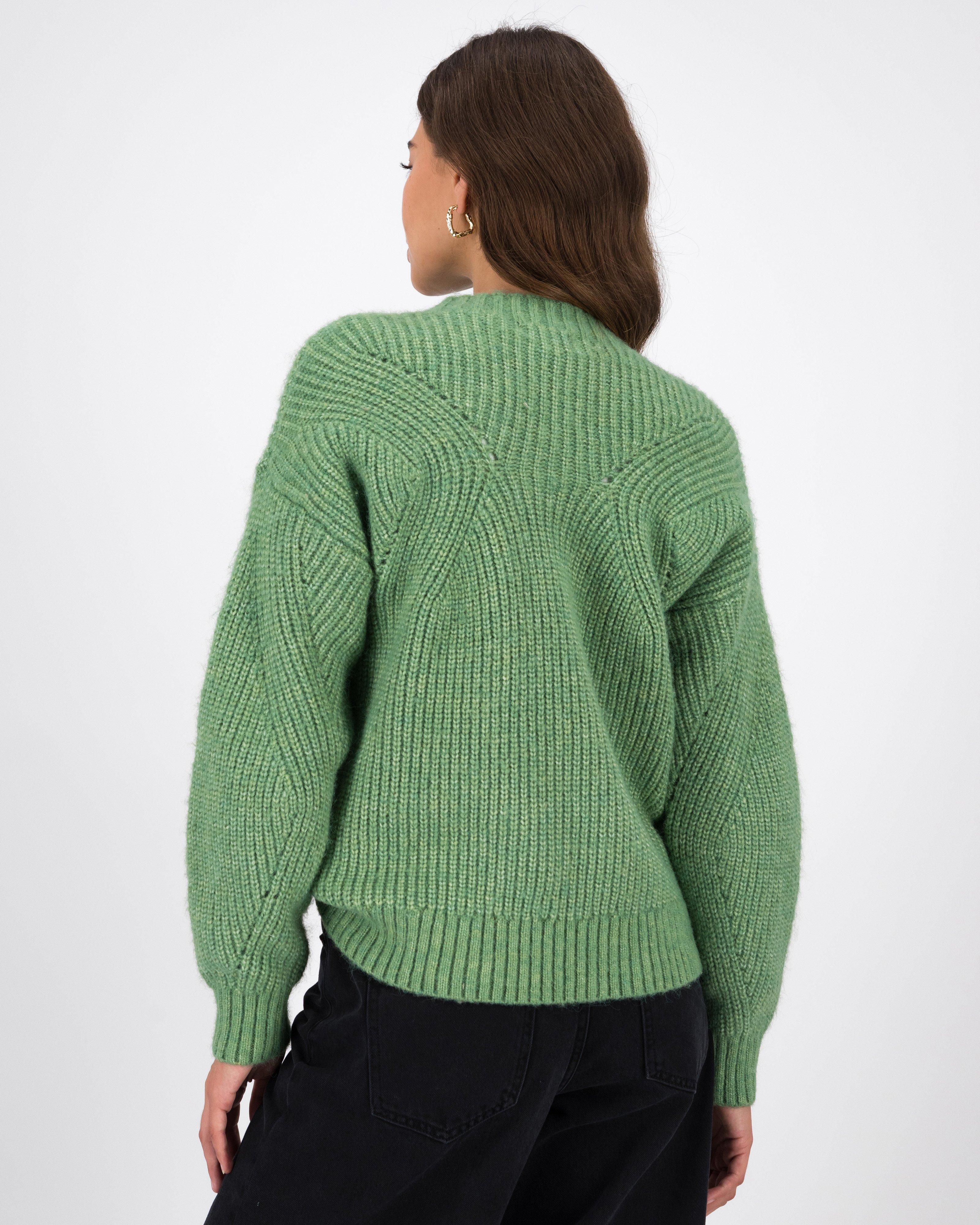 Andrea Basic Jumper -  Green