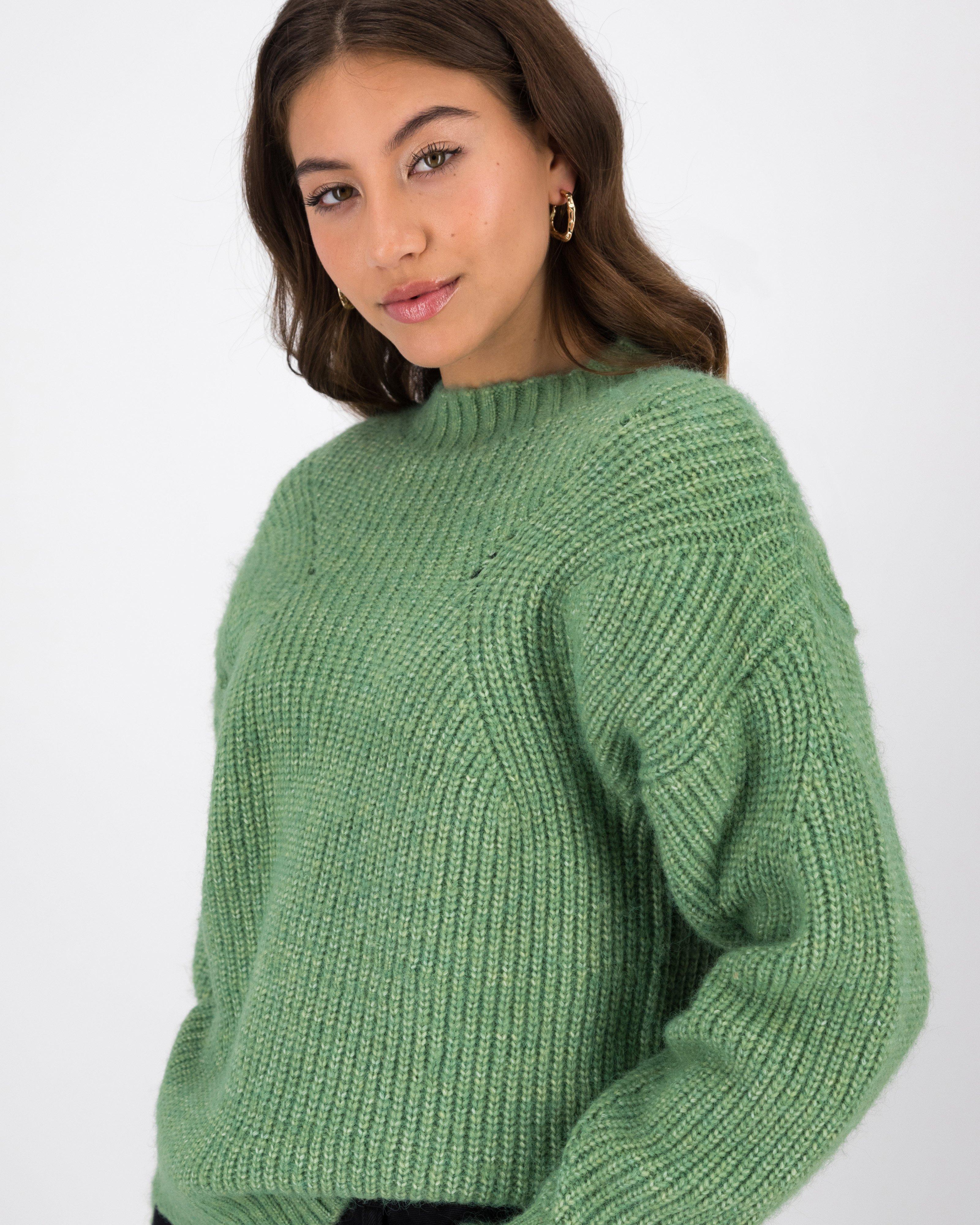 Andrea Basic Jumper -  Green