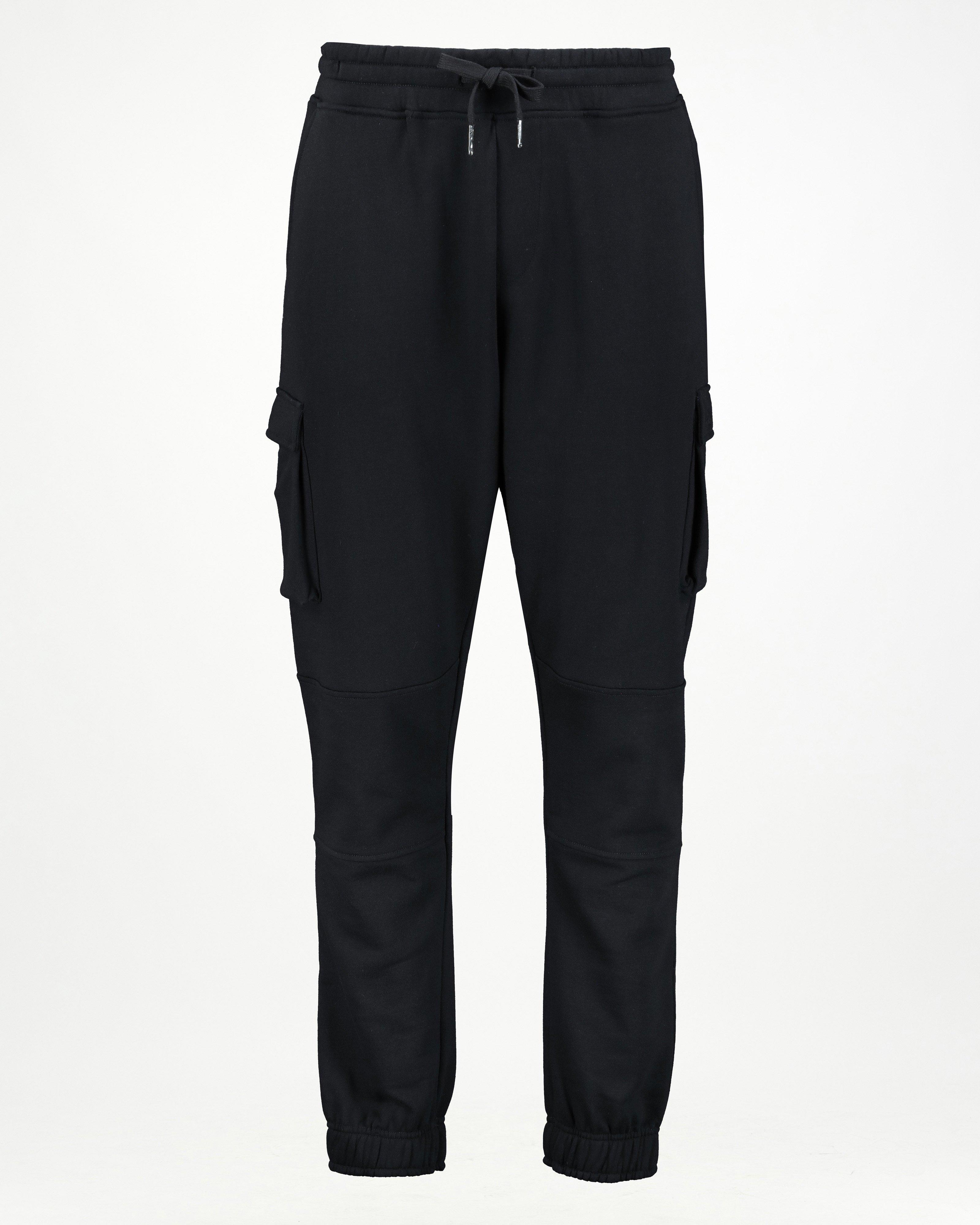 Men’s Beau Cargo Joggers -  Black