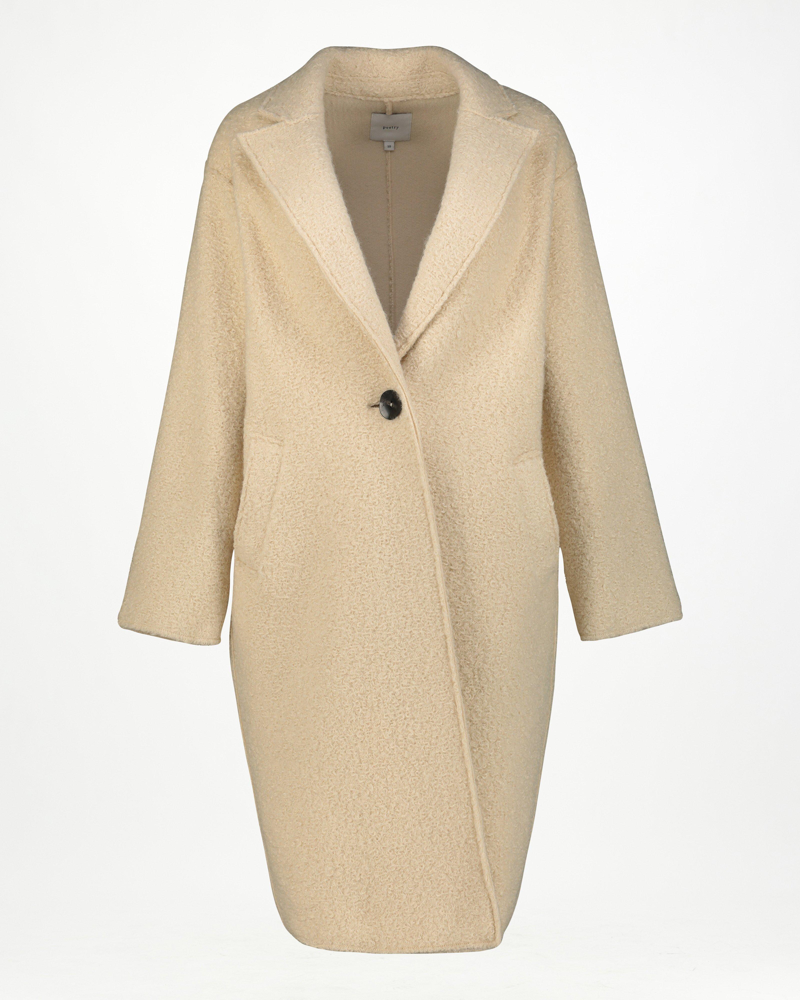 Jewel Wool Coat -  Milk