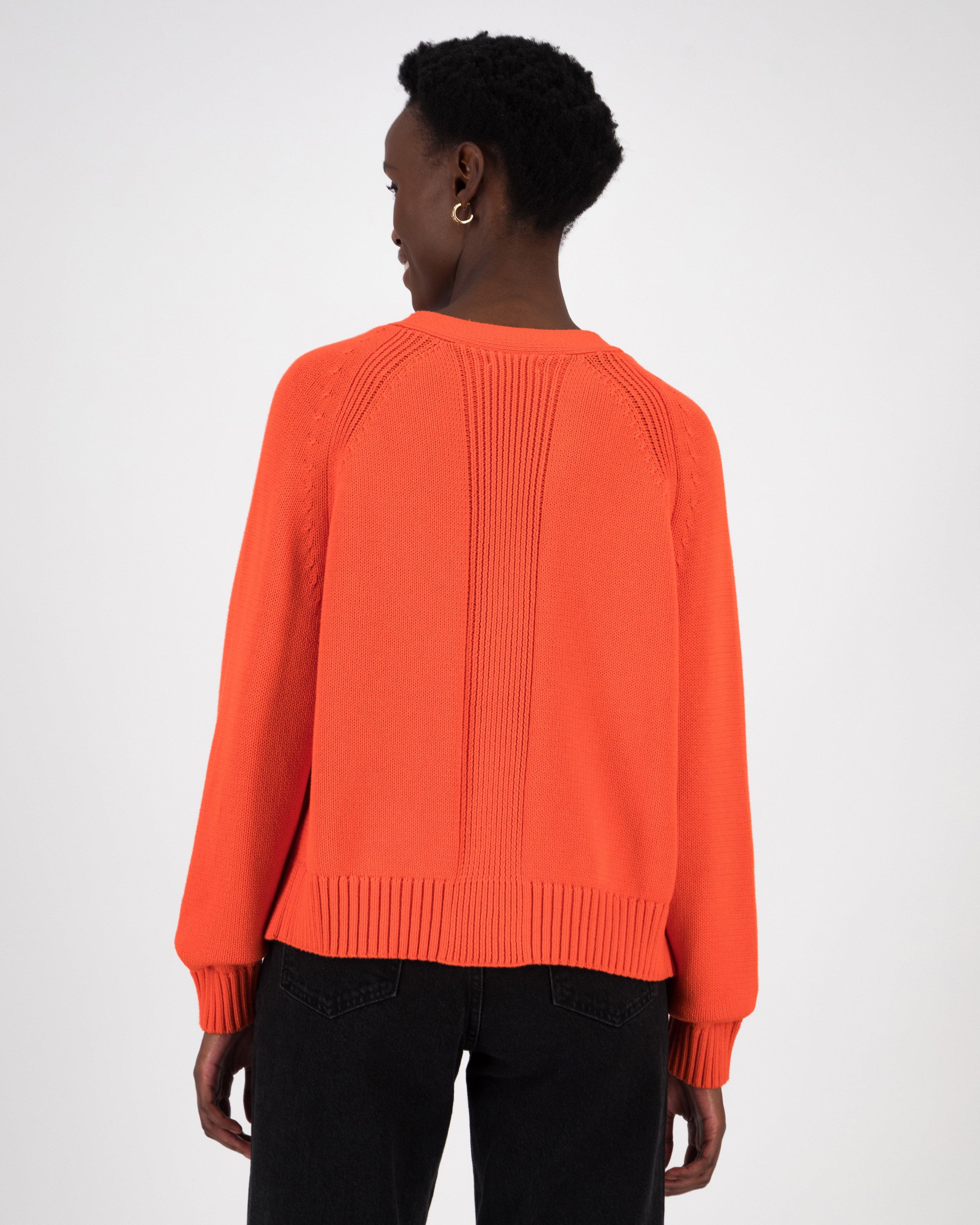 Hayley Cardigan -  Orange