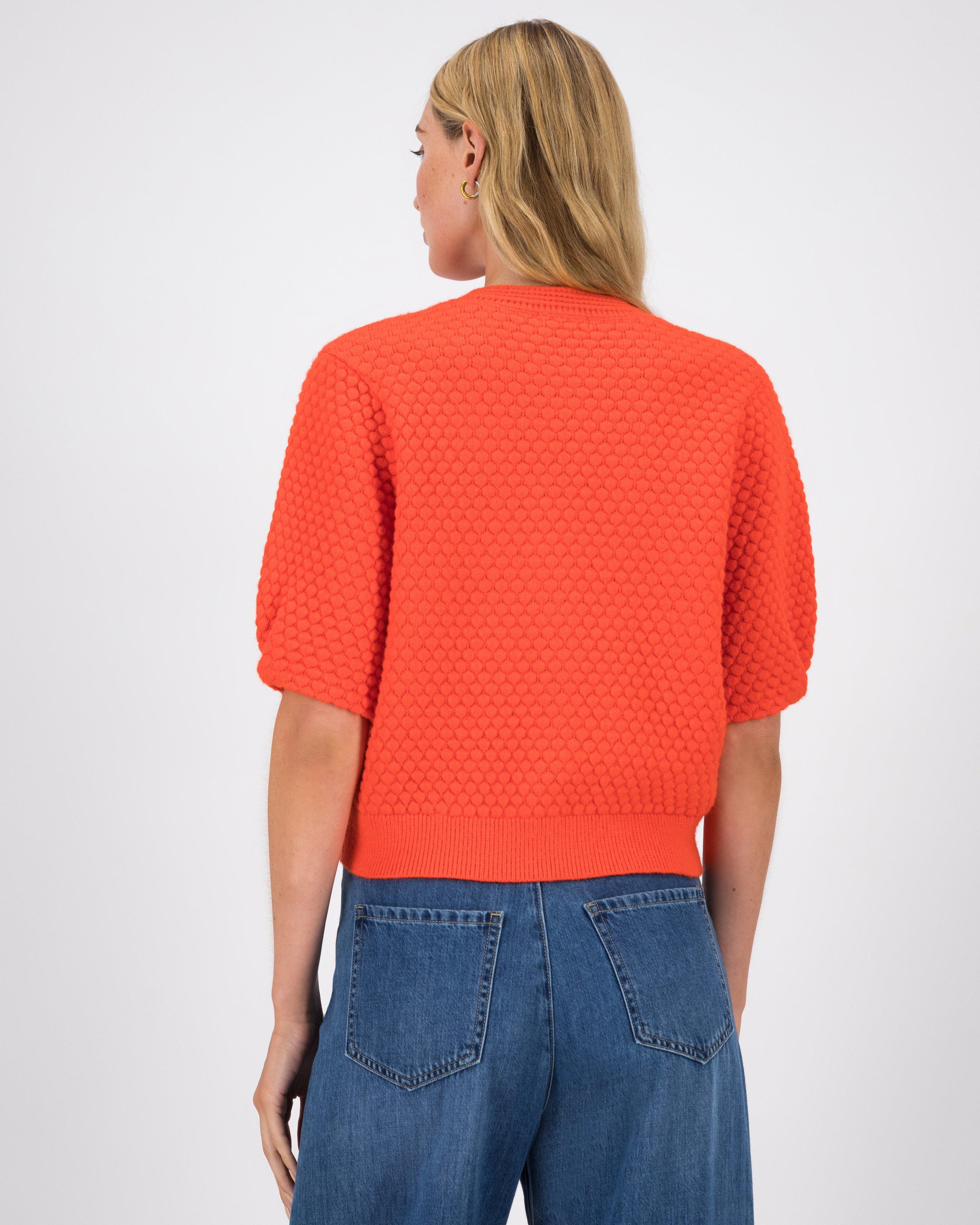 Shazzy Bobble Cardi -  Orange