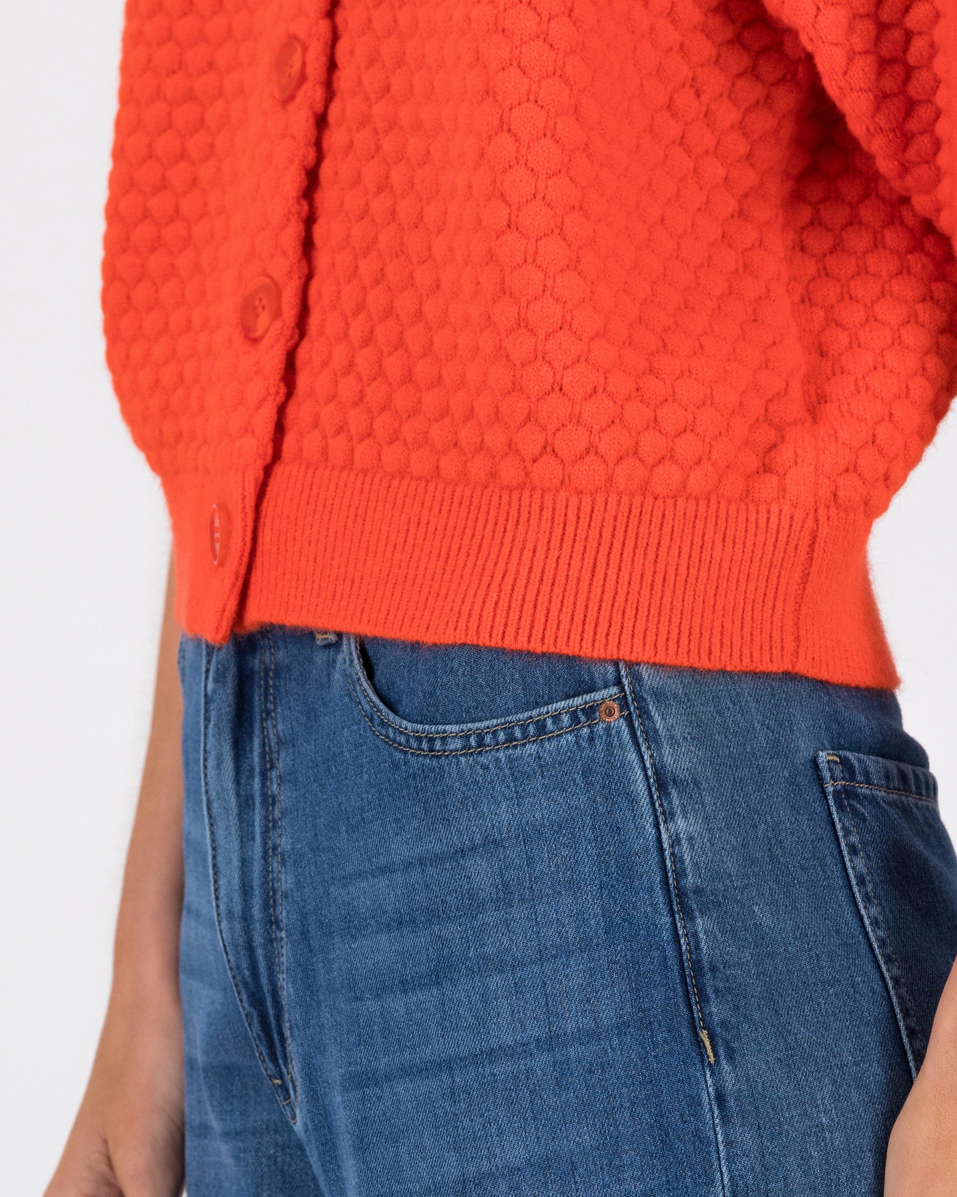 Shazzy Bobble Cardi -  Orange