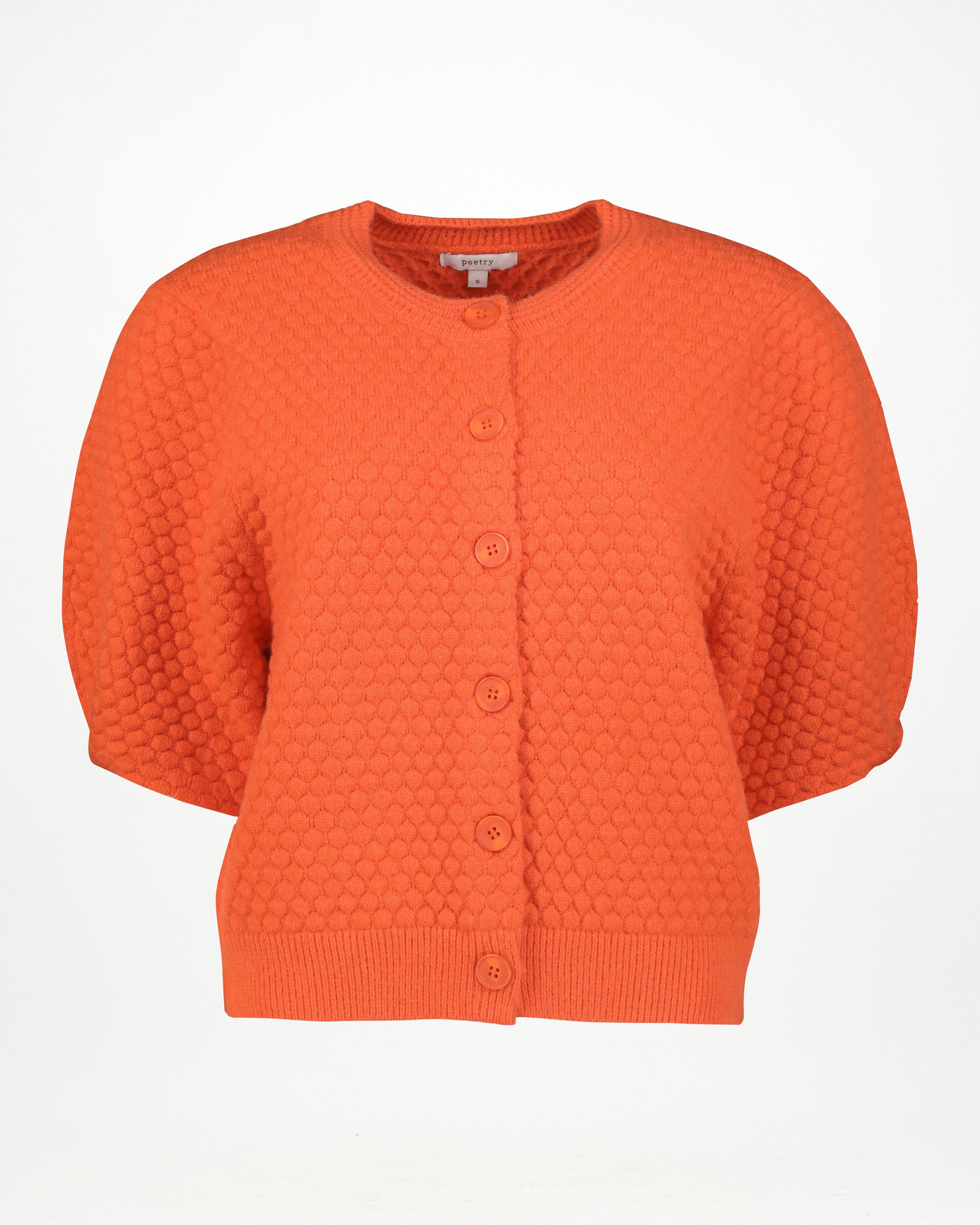 Shazzy Bobble Cardi -  Orange