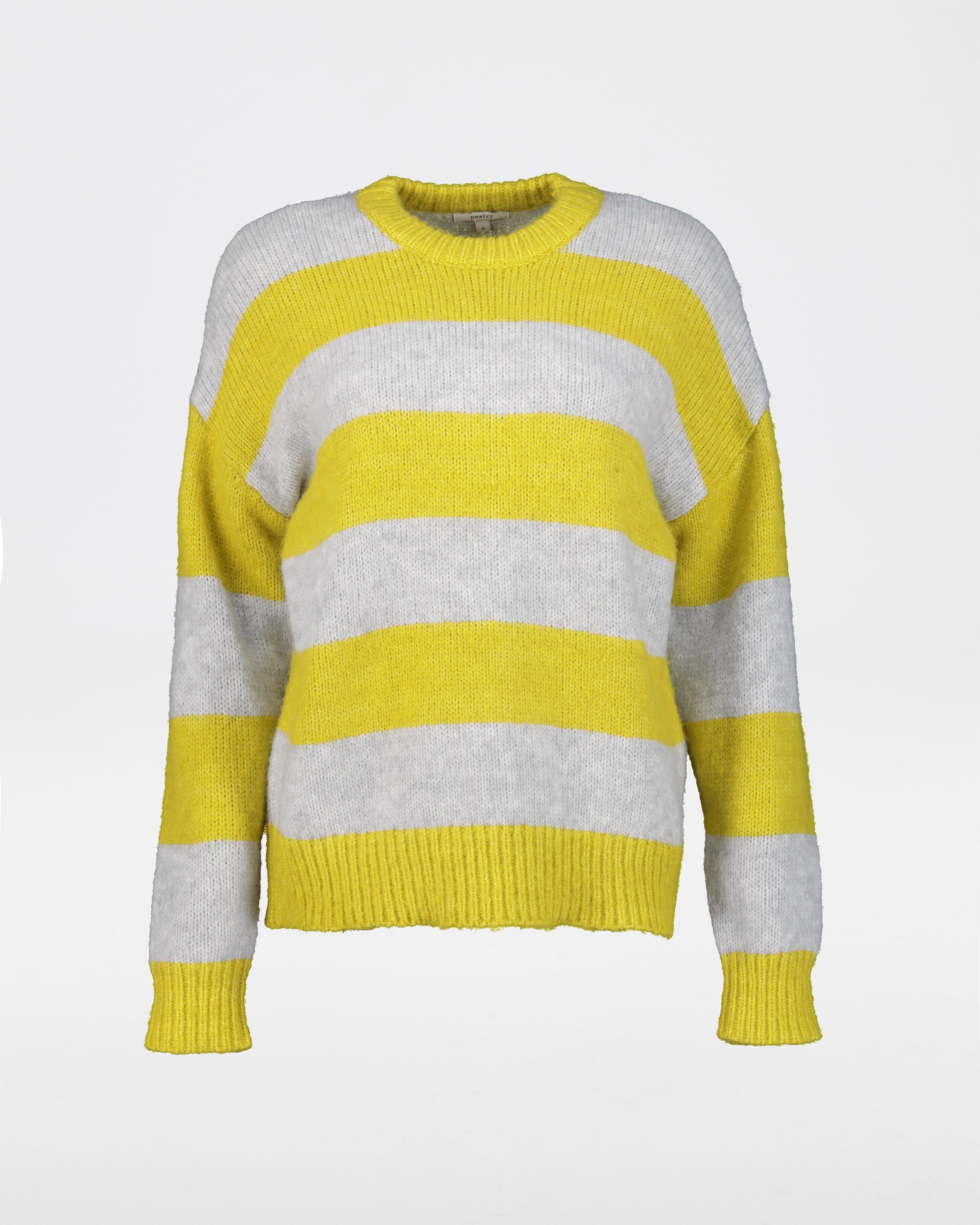 Ahrin Stripe Jumper -  Yellow