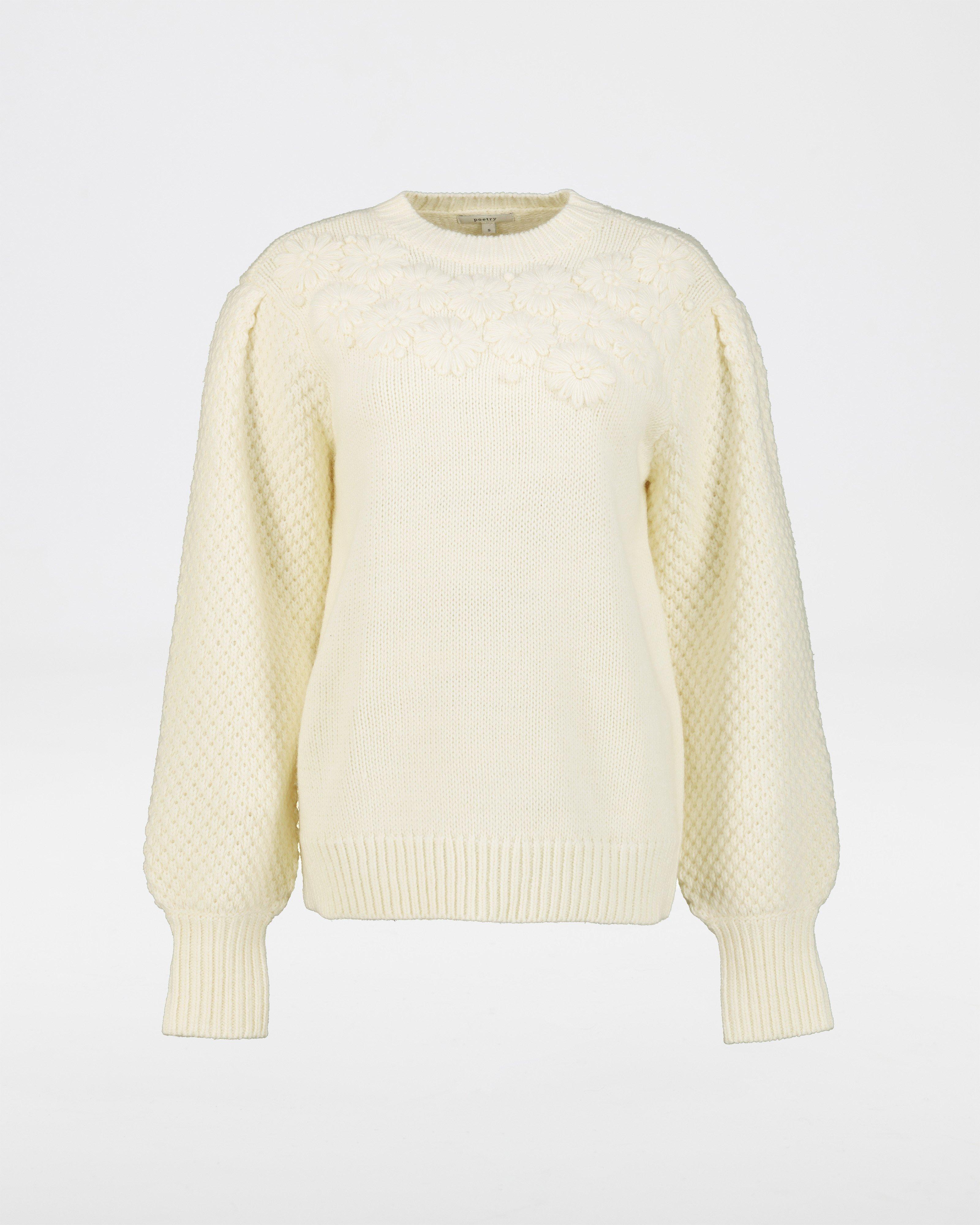 6063 Bordeaux Plain Floral Jumper