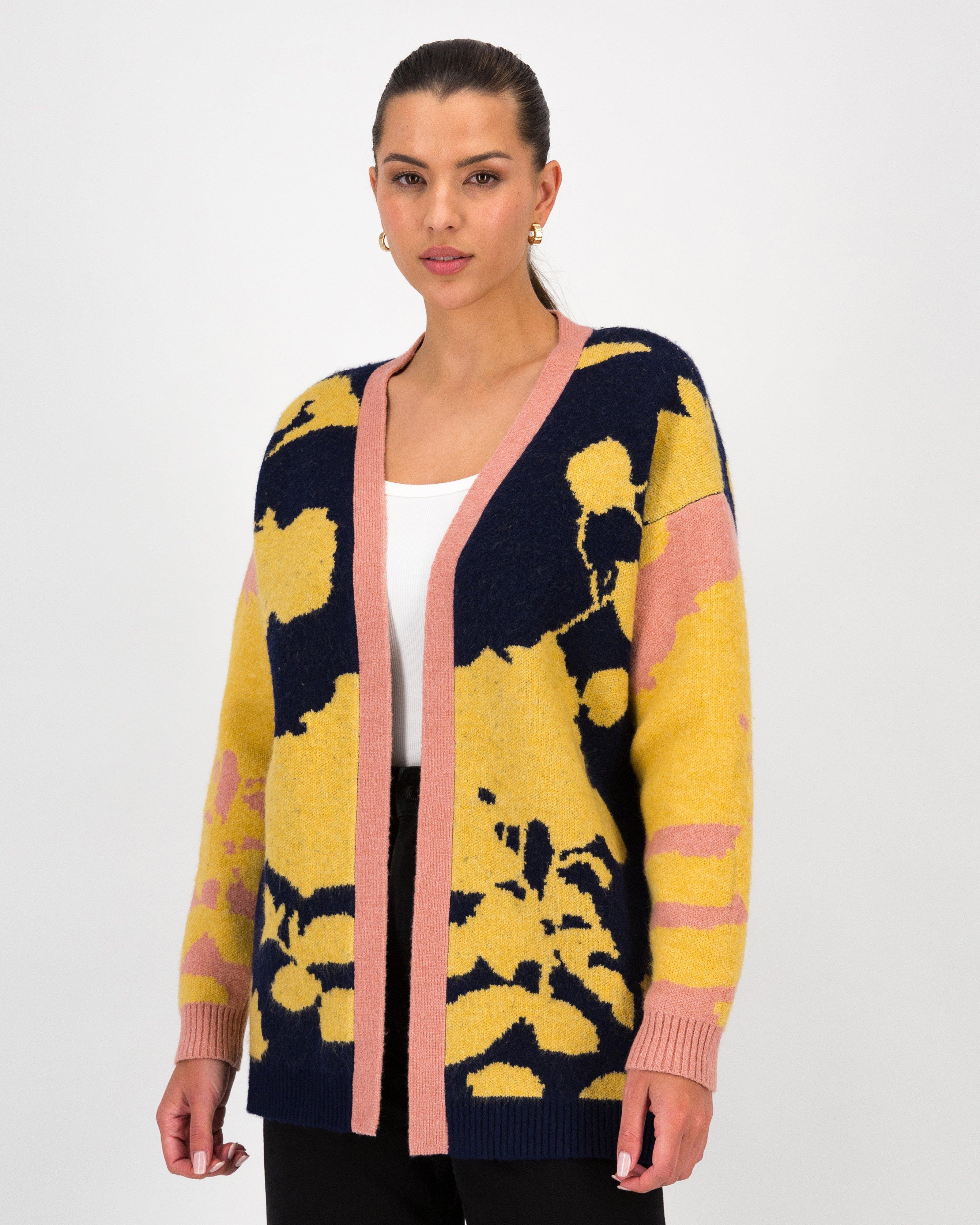 Sandy Floral Cardigan -  Pink