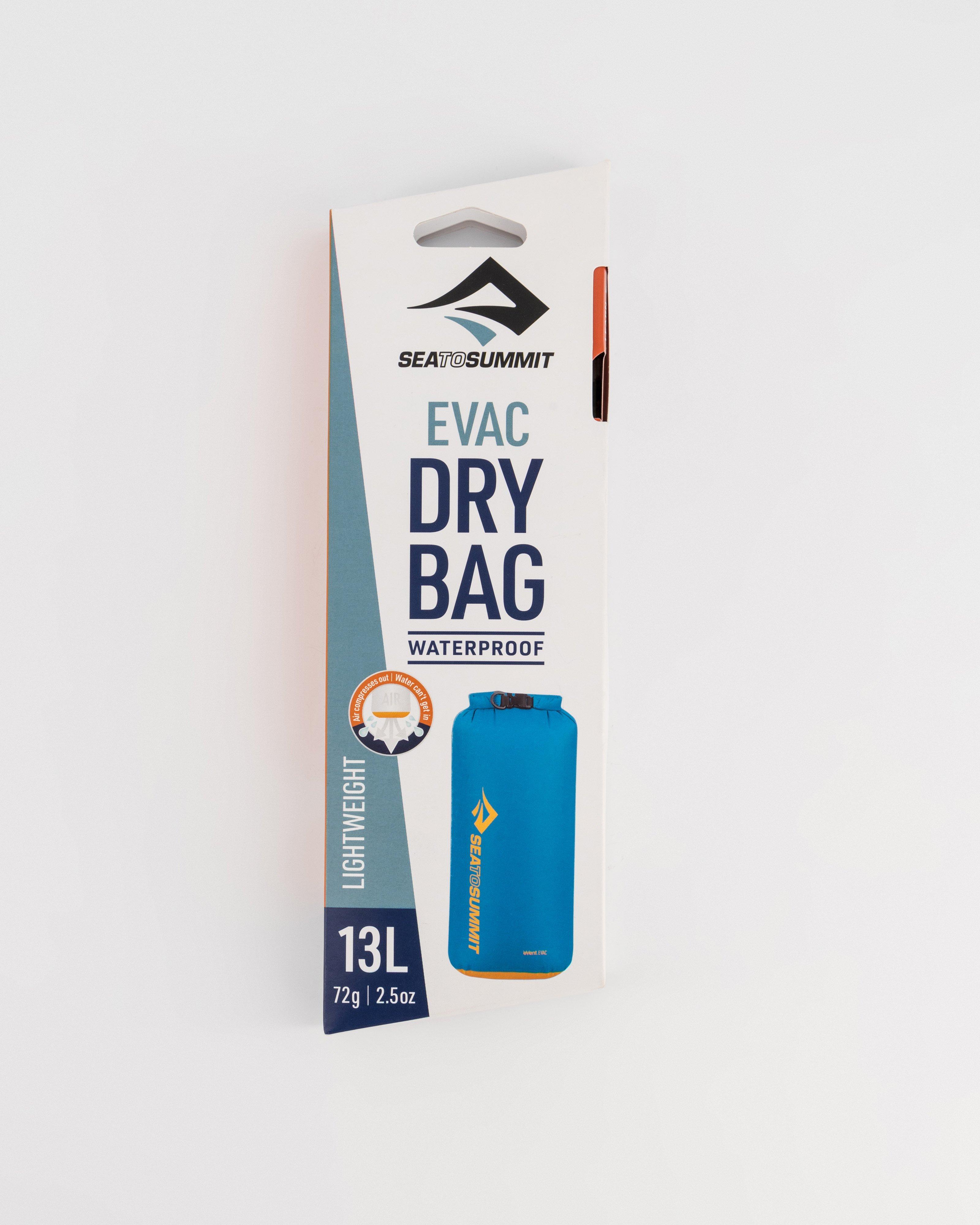 Sea to Summit 13L eVac Dry Bag -  Sea Blue