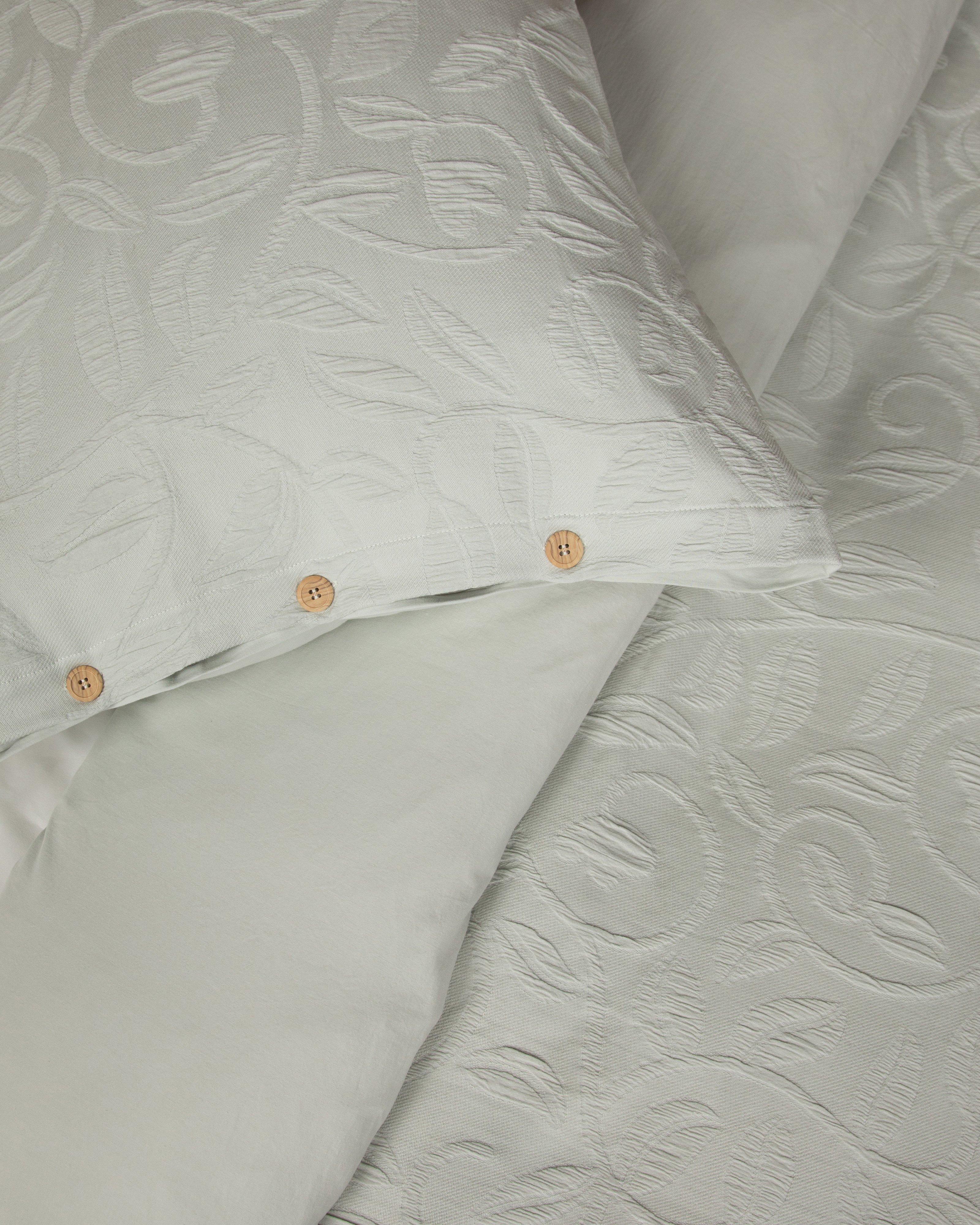 Poetry Ellis Textured Floral King Bedding Set -  Sage