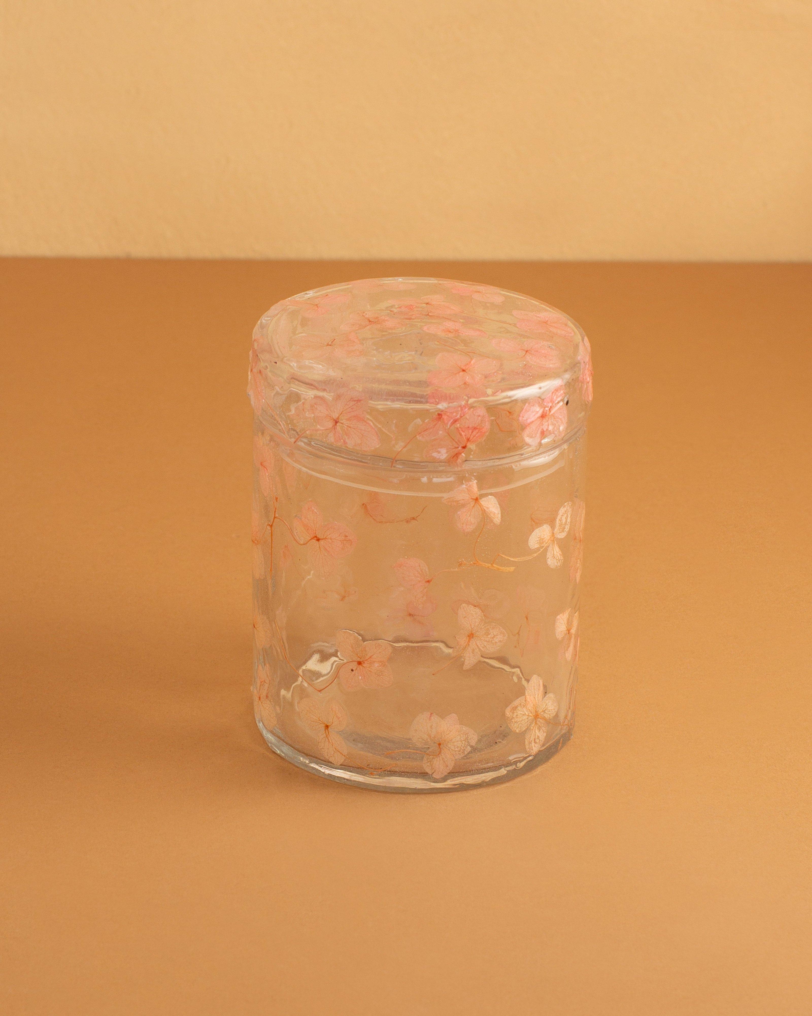 Pressed Flower Small Storage Jar Poetry Clothing Store