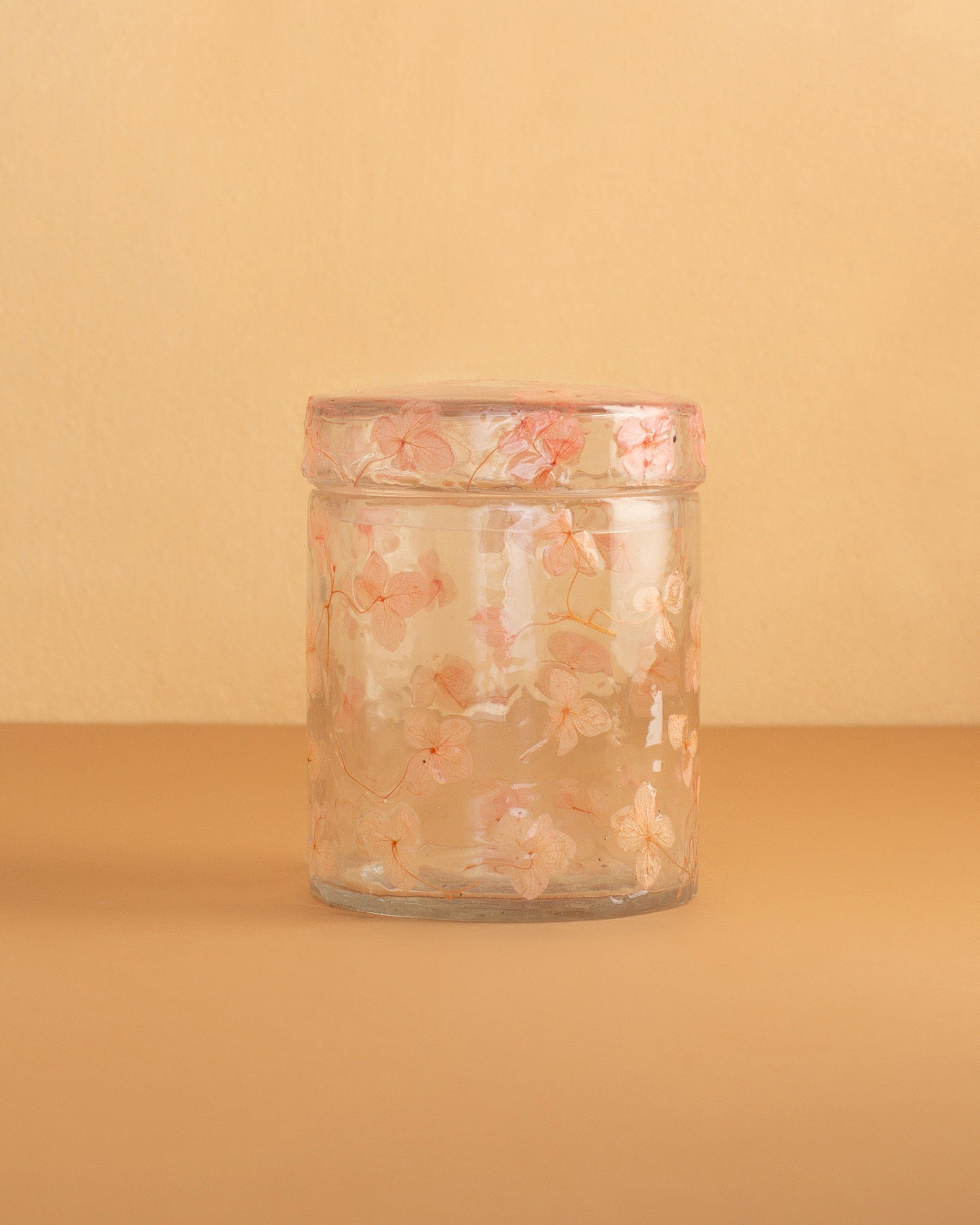 Pressed Flower Small Storage Jar Poetry Clothing Store